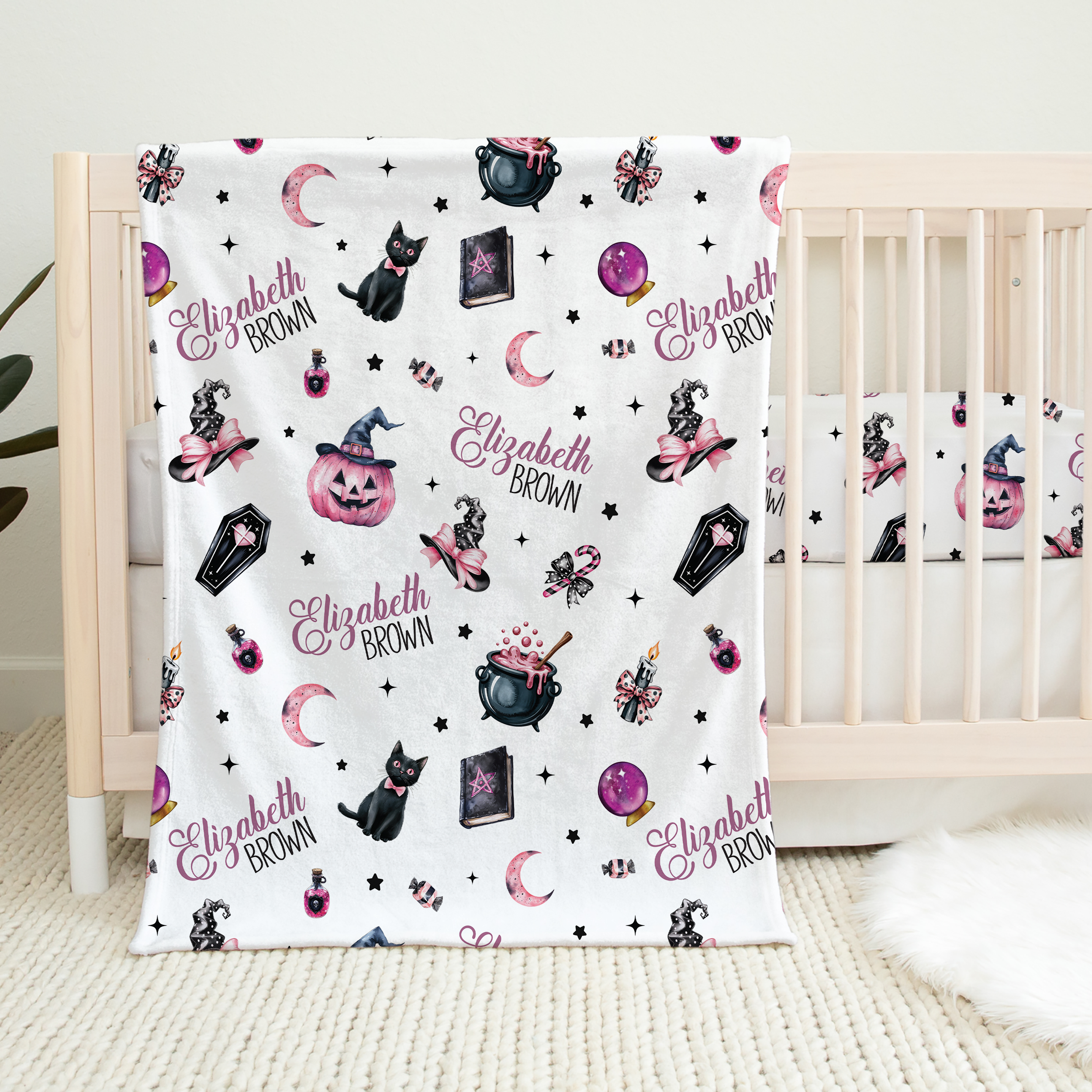 Personalized Blanket in Mystic Lunar