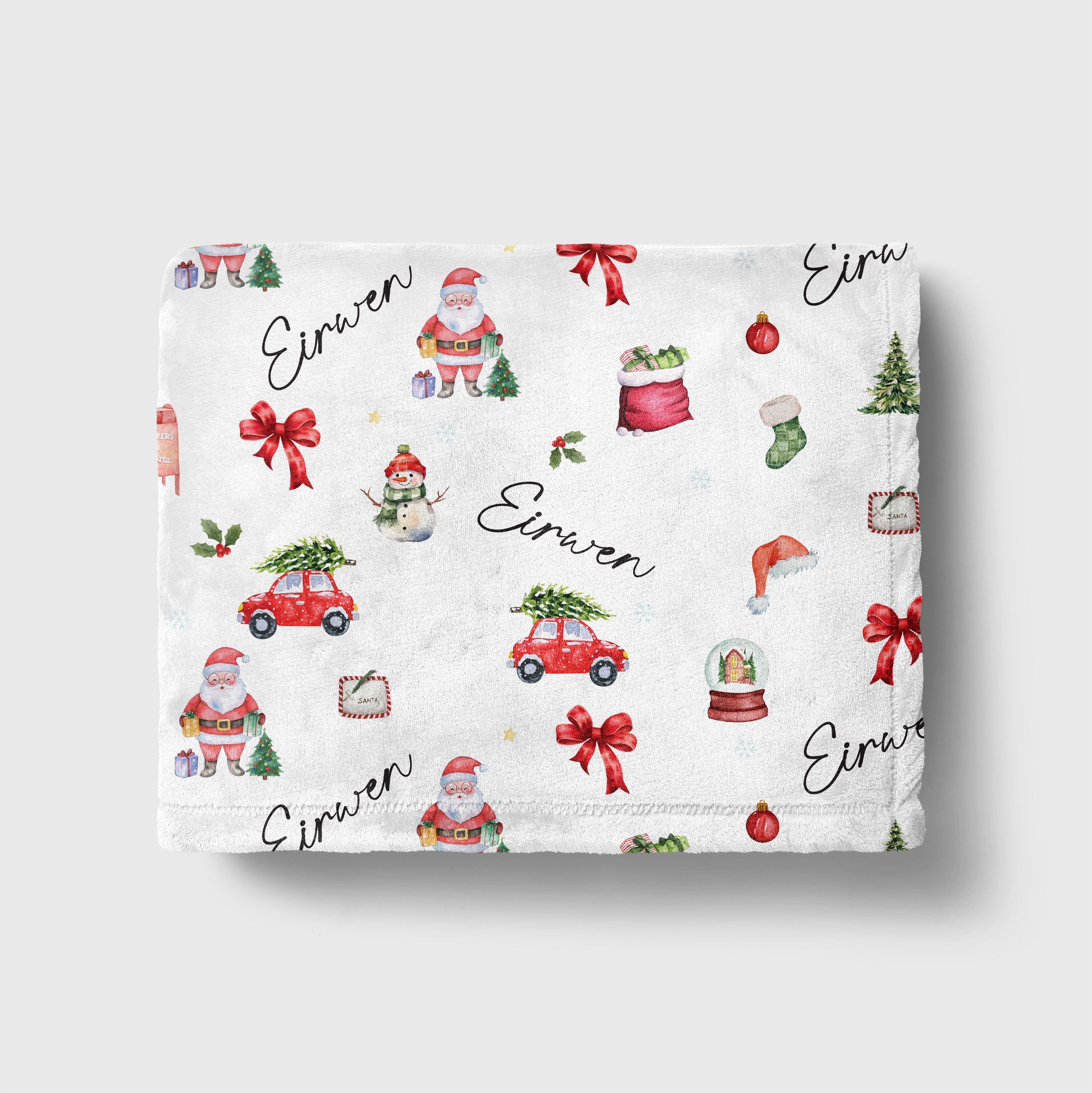 Personalized Blanket in Christmas Day