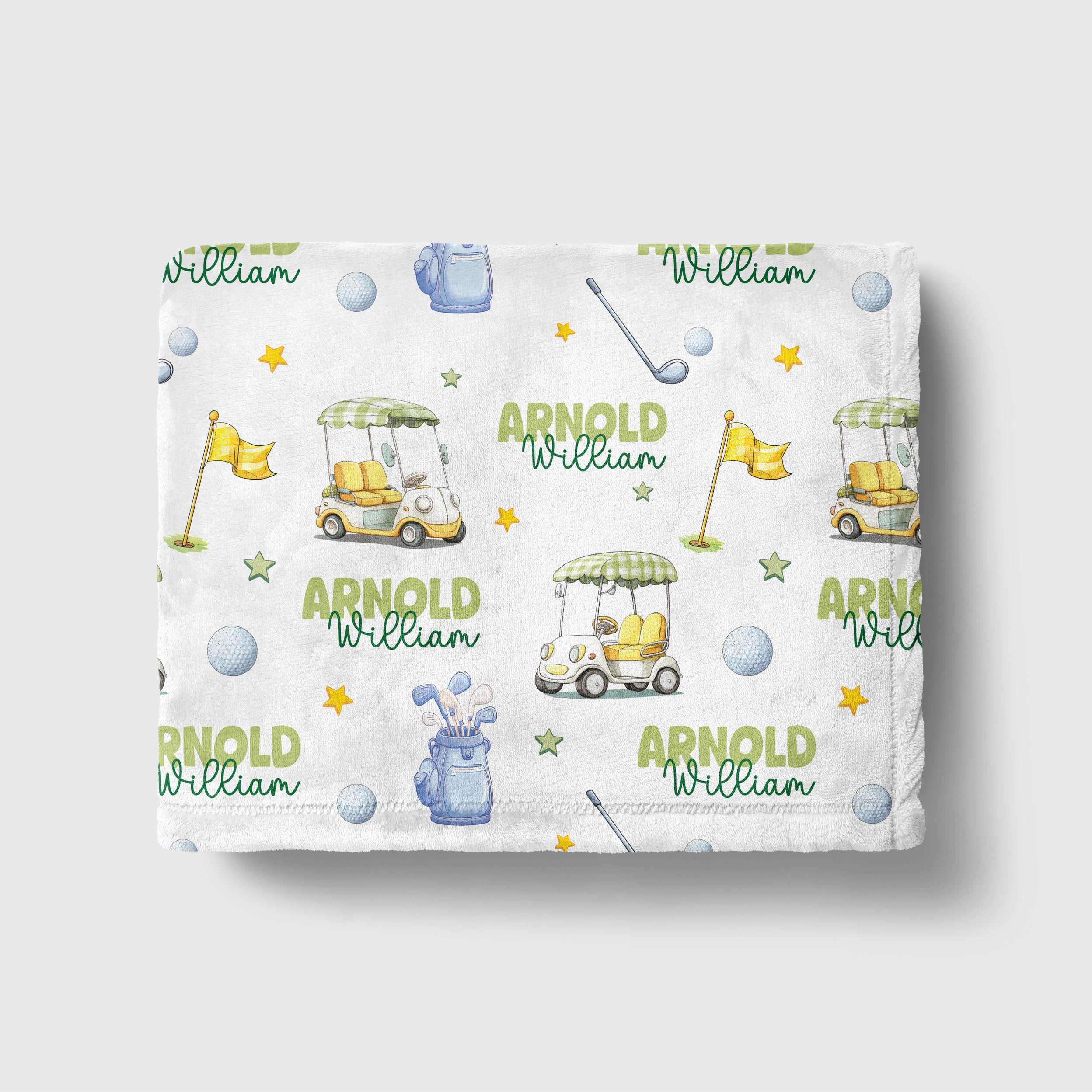 Personalized Blanket in Country Club Cuties