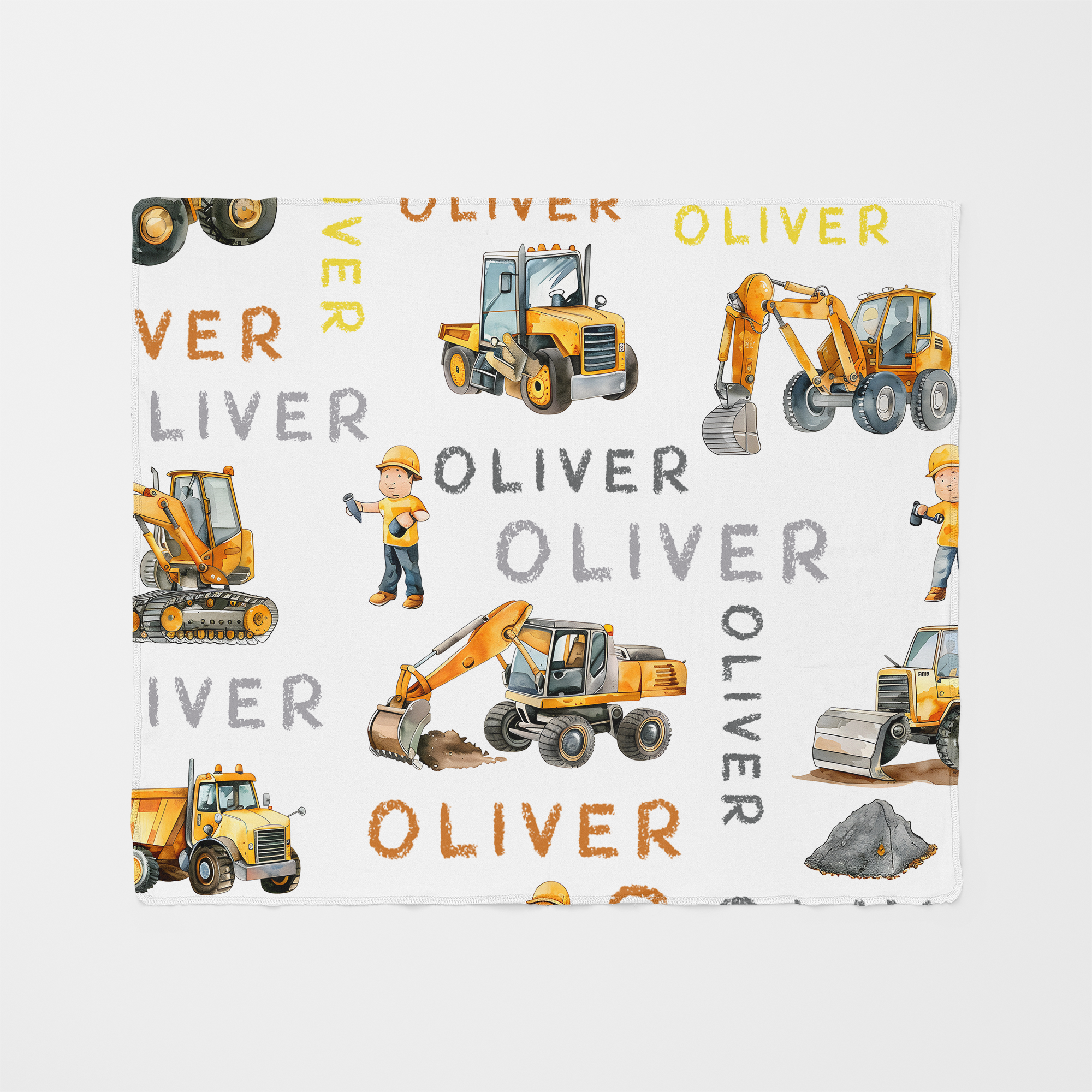 Personalized Swaddle in Truck