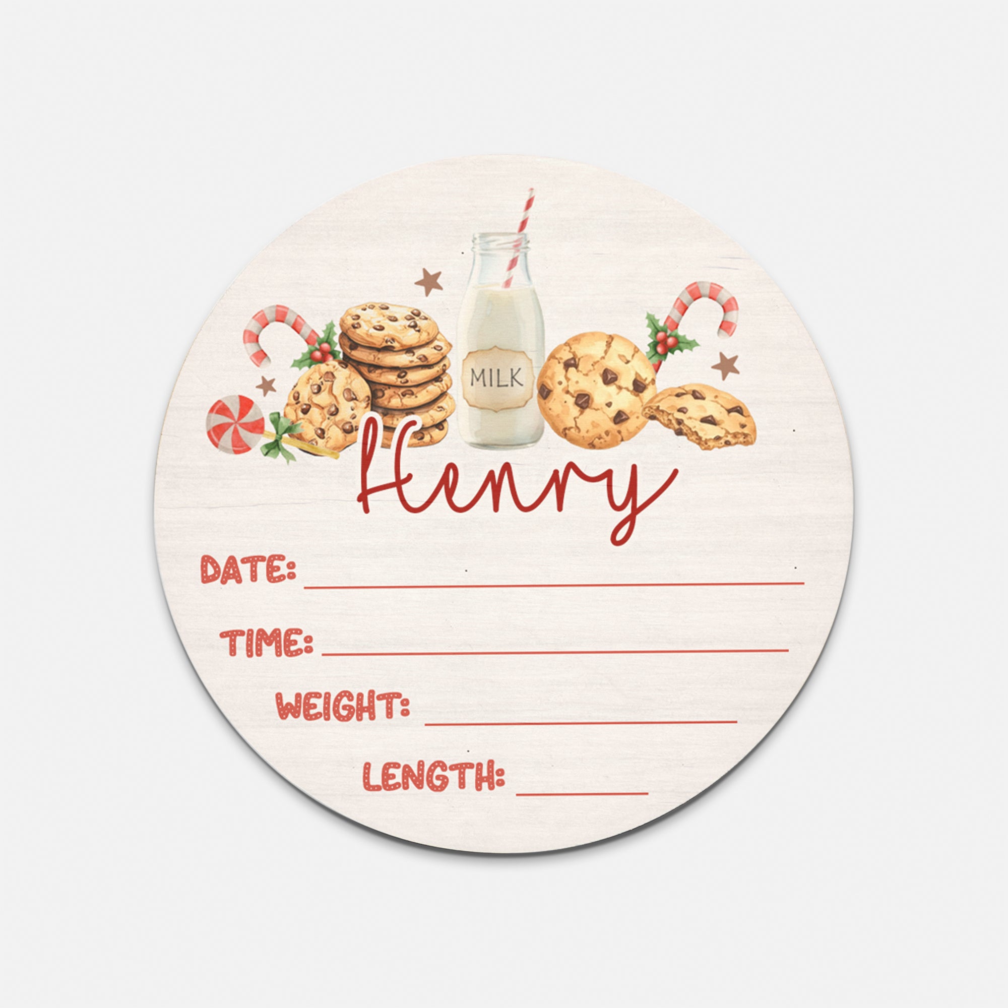 Sweet Cookie Personalized Wood Sign