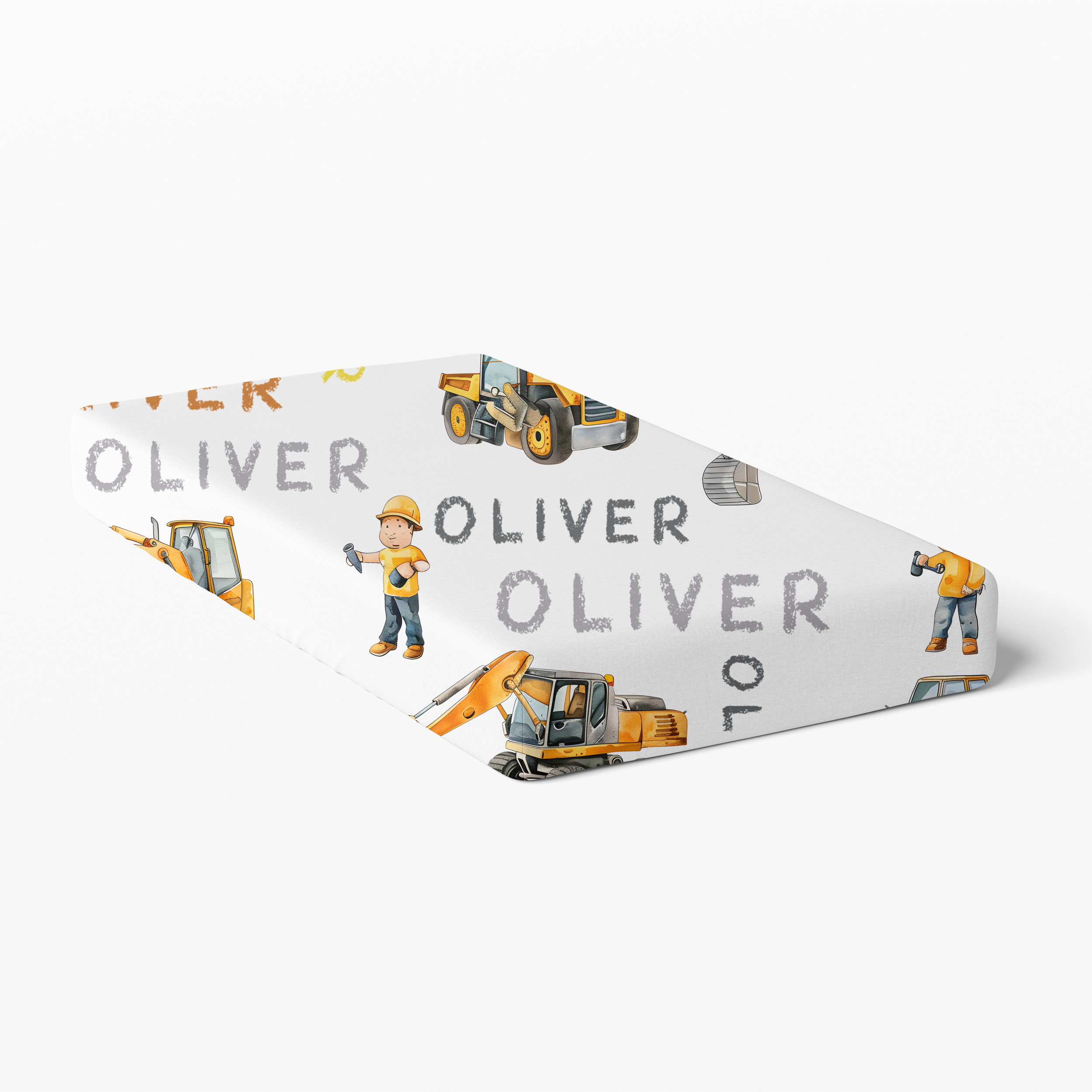 Personalized Crib Sheet in Truck