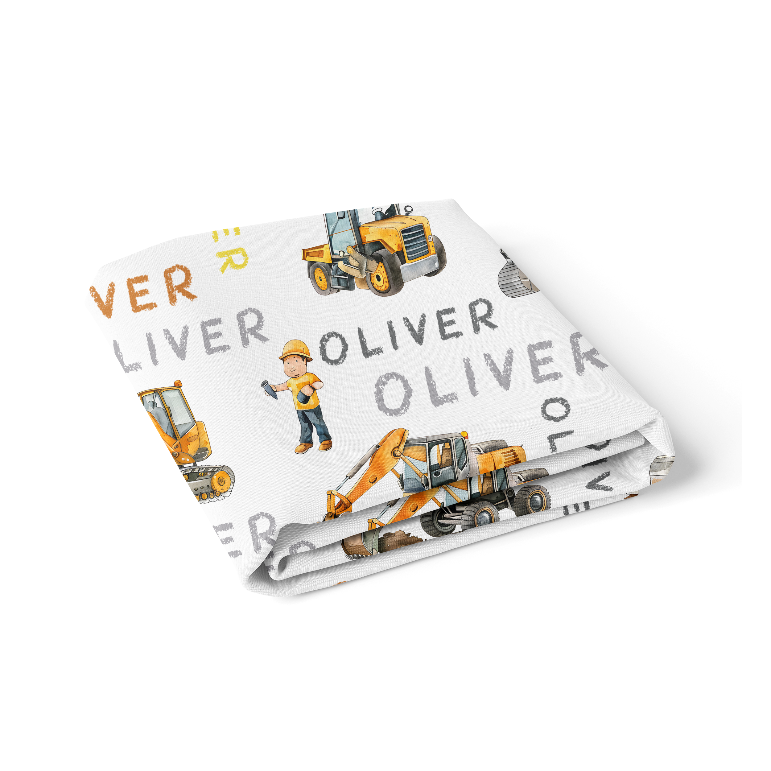 Personalized Crib Sheet in Truck