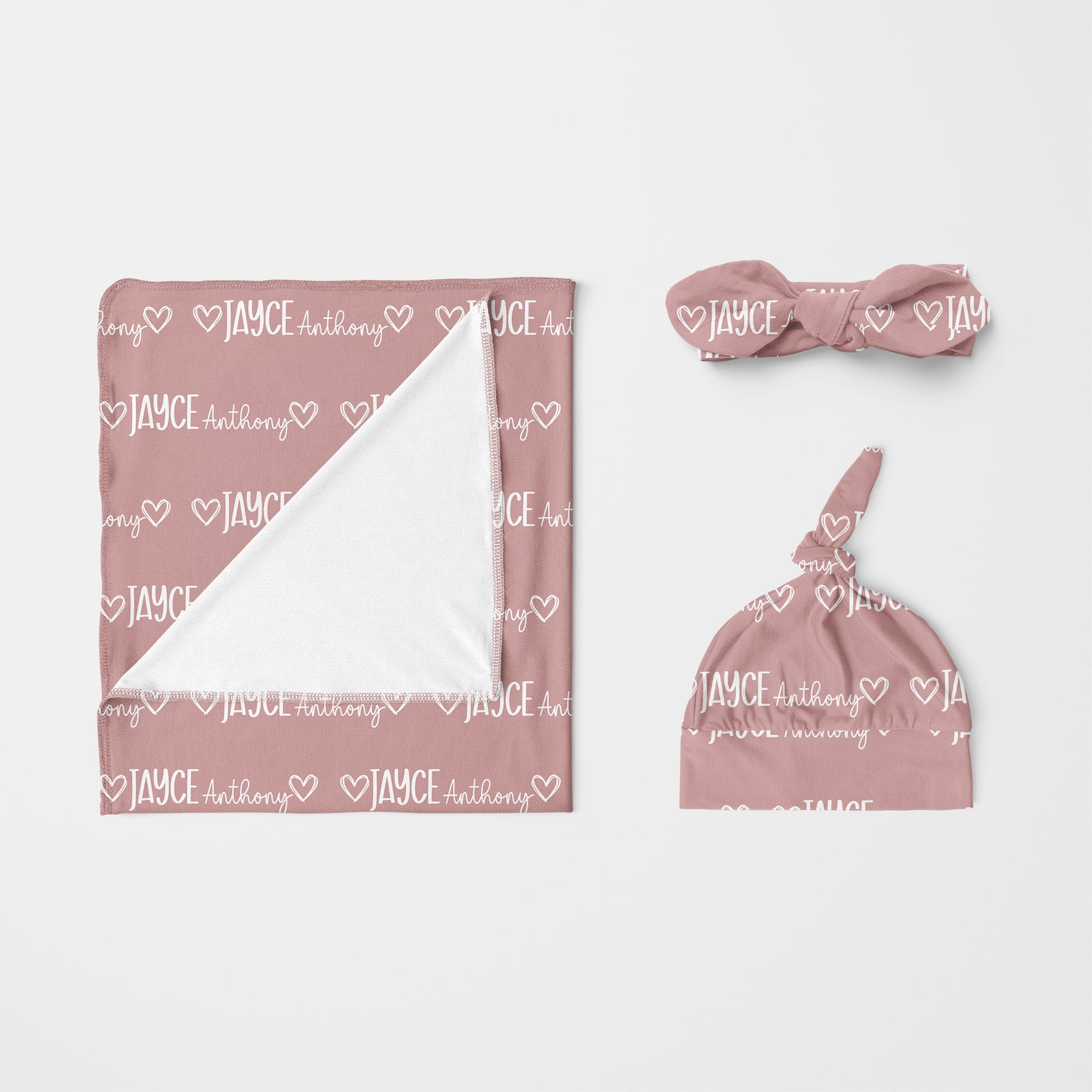 Personalized Swaddle in Mono Name