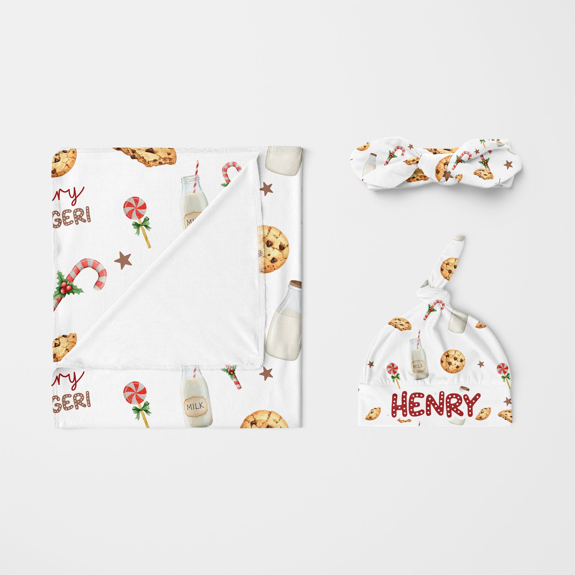 Personalized Knotted Headband in Sweet Cookie