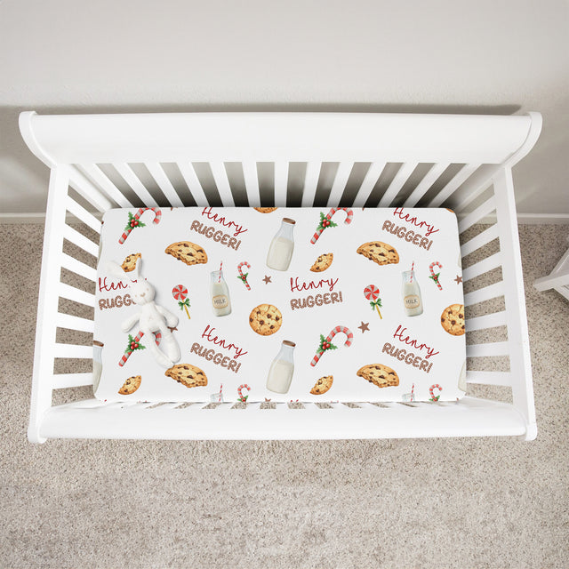 Personalized Crib Sheet in Sweet Cookie