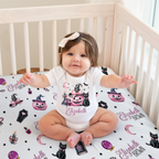 Personalized Graphic Bodysuit in Mystic Lunar
