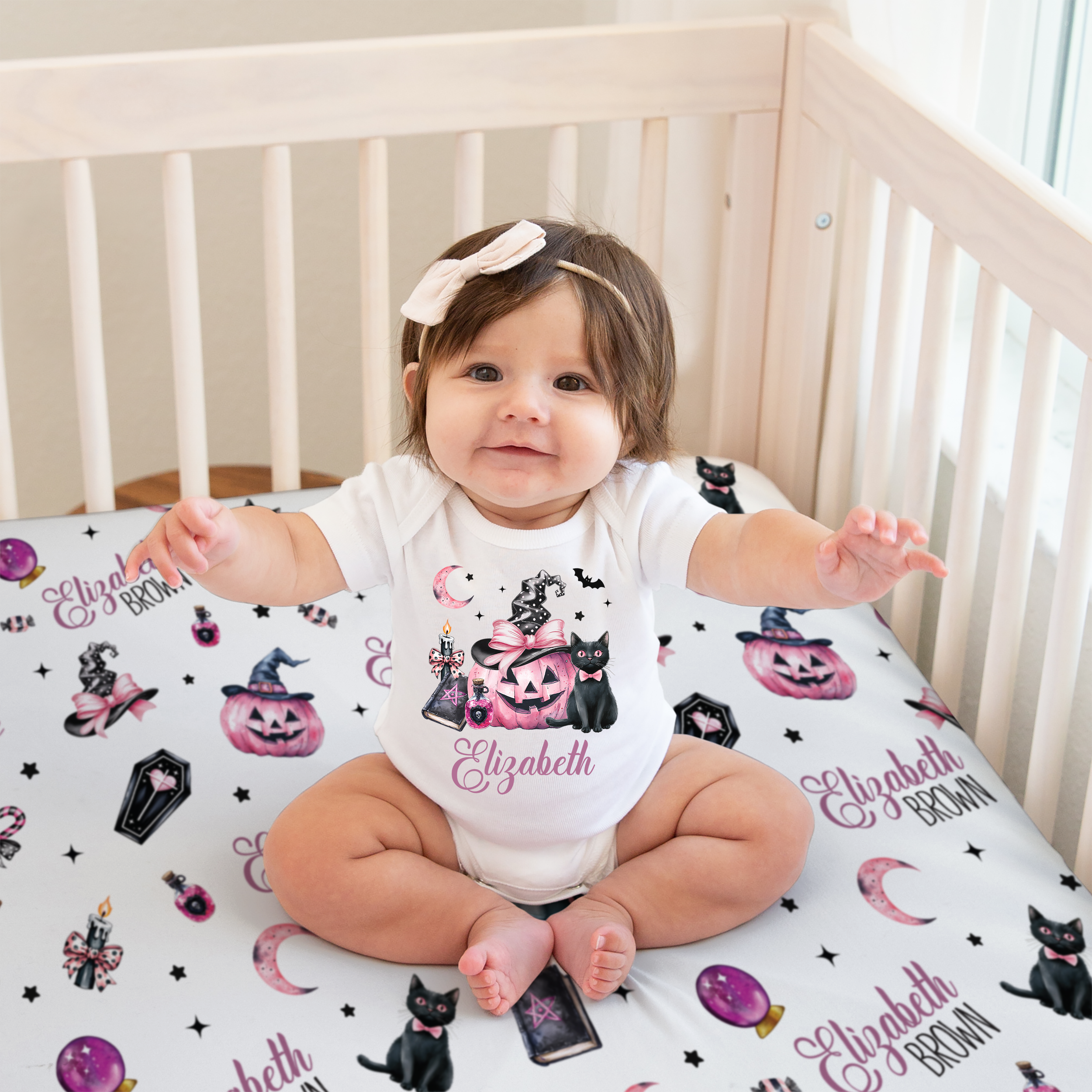 Personalized Graphic Bodysuit in Mystic Lunar