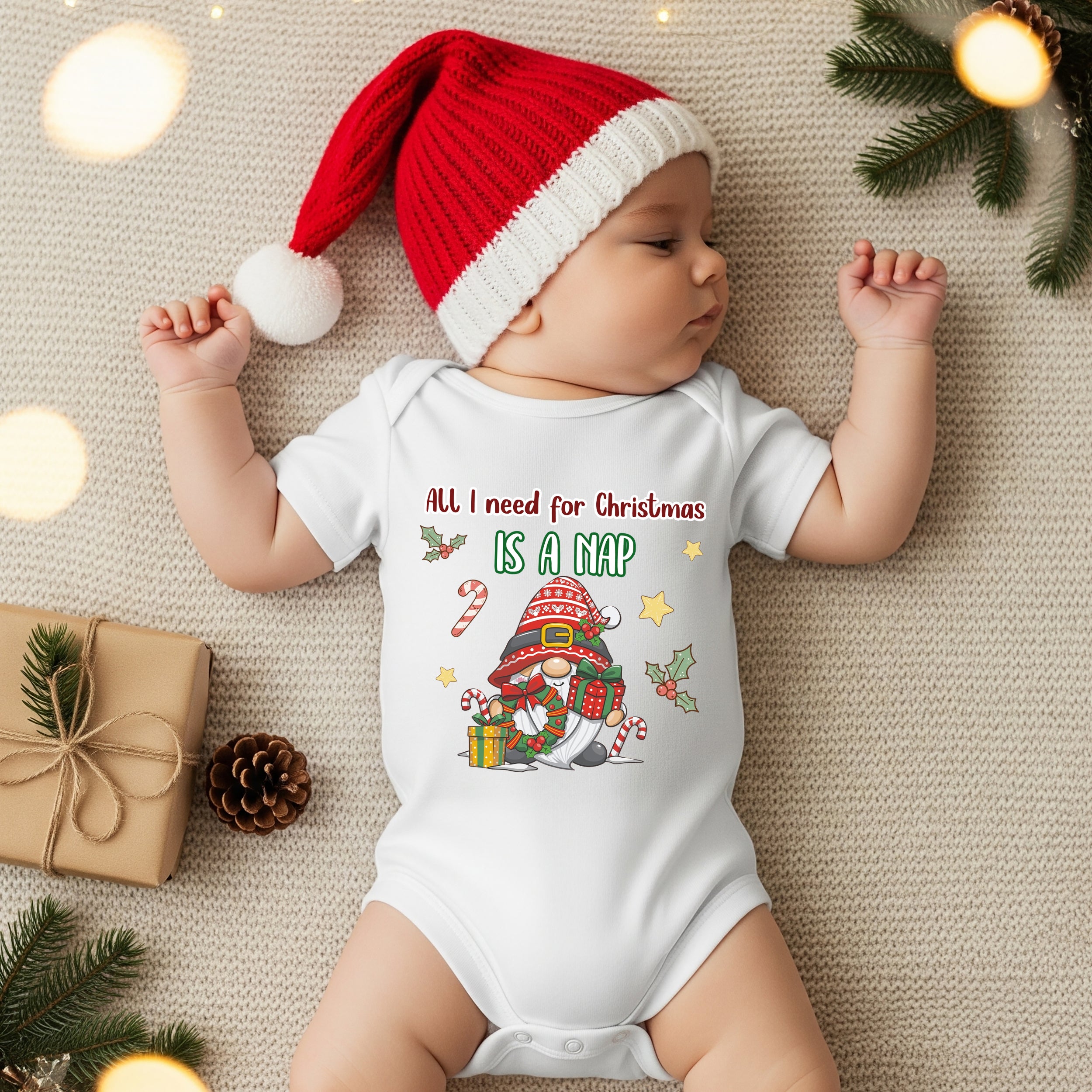 Graphic Bodysuit in All I need for Xmas