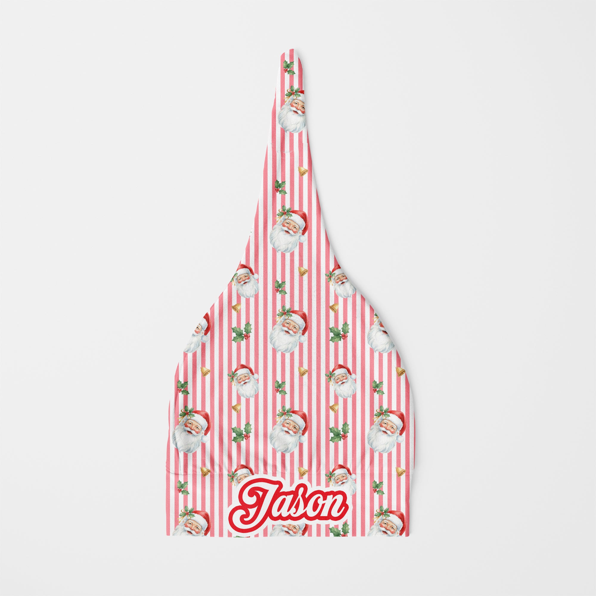 Personalized Knotted Hat in Santa Baby