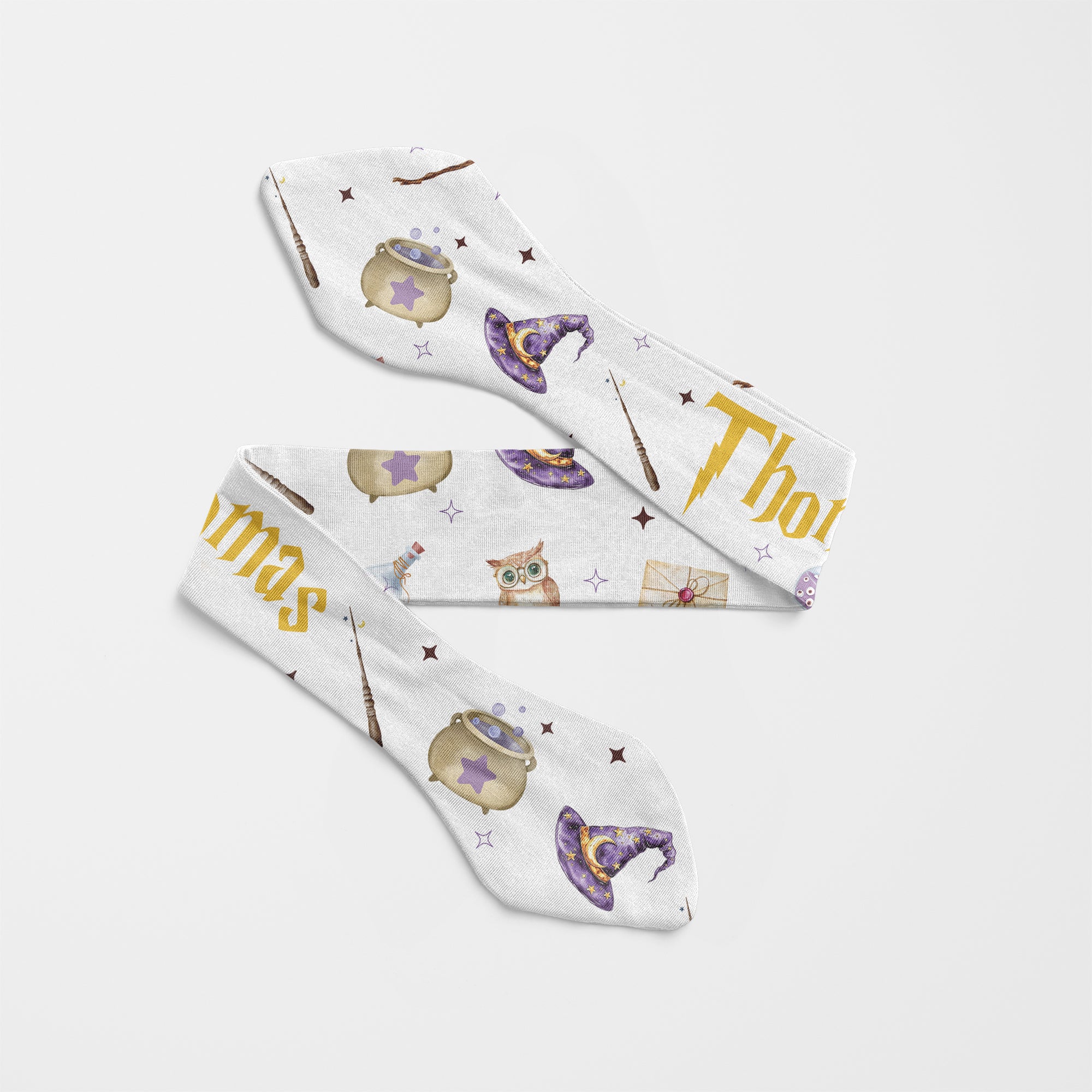 Personalized Knotted Headband in Wizard School