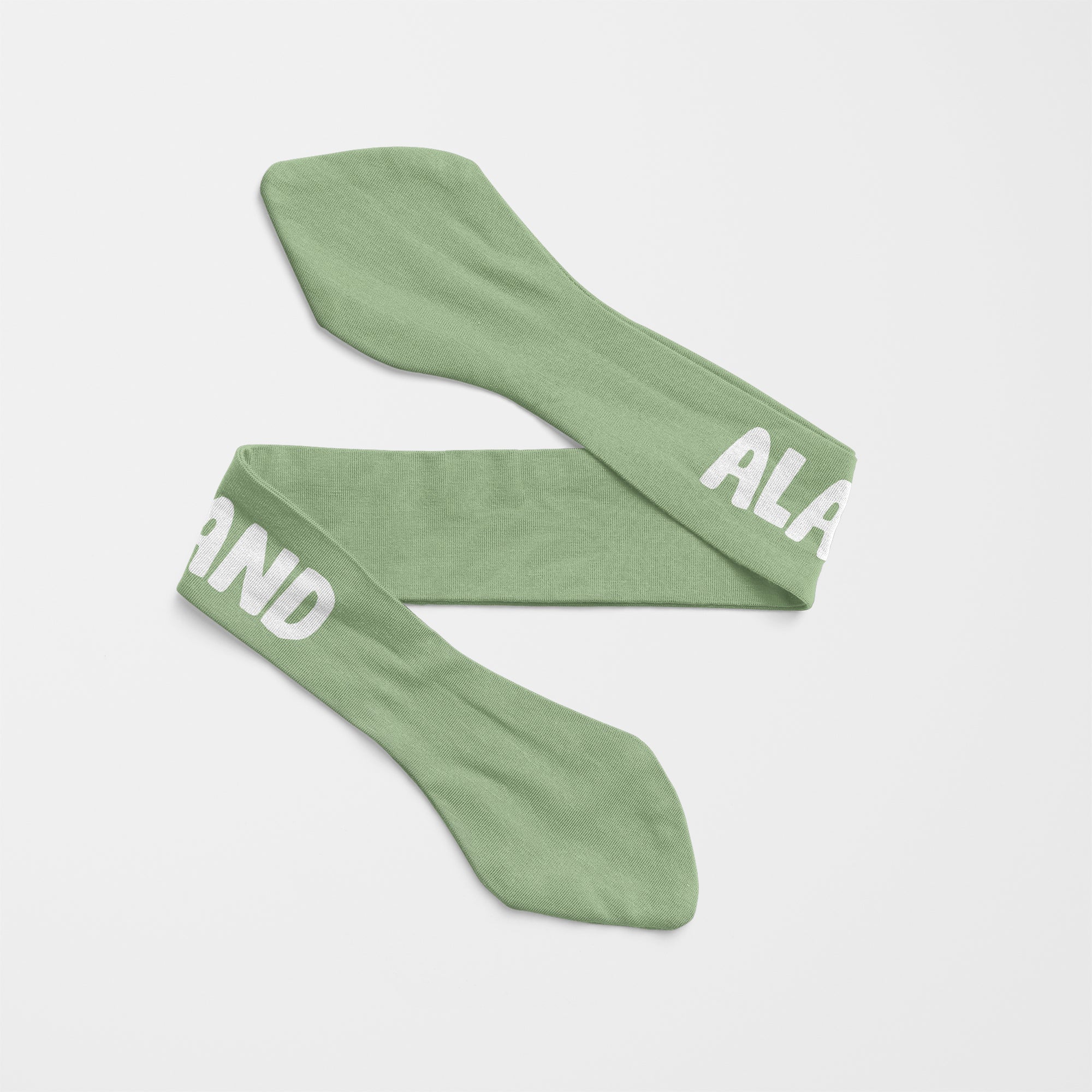 Personalized Knotted Headband in Dino Green