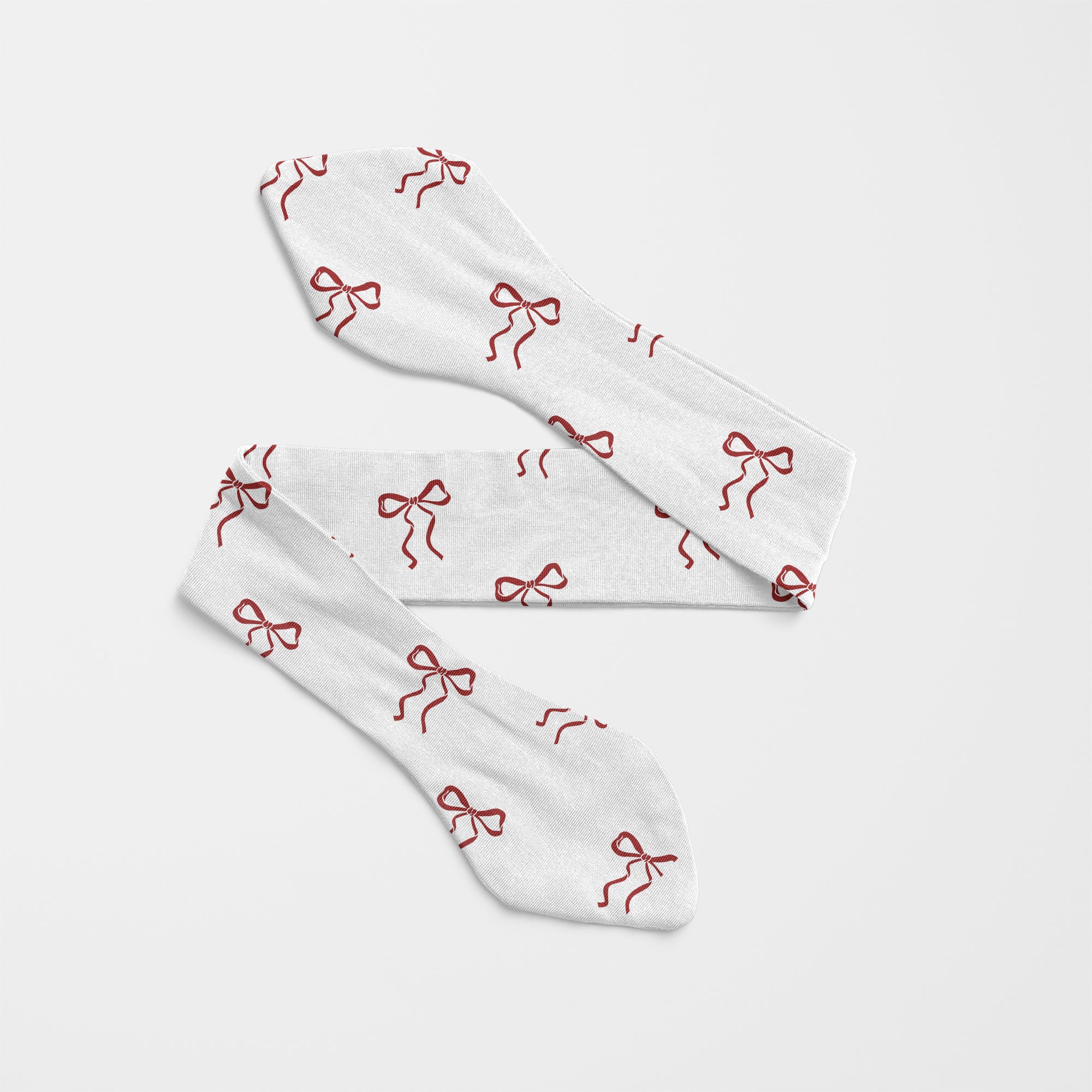 Personalized Knotted Headband in Coquette Ribbon