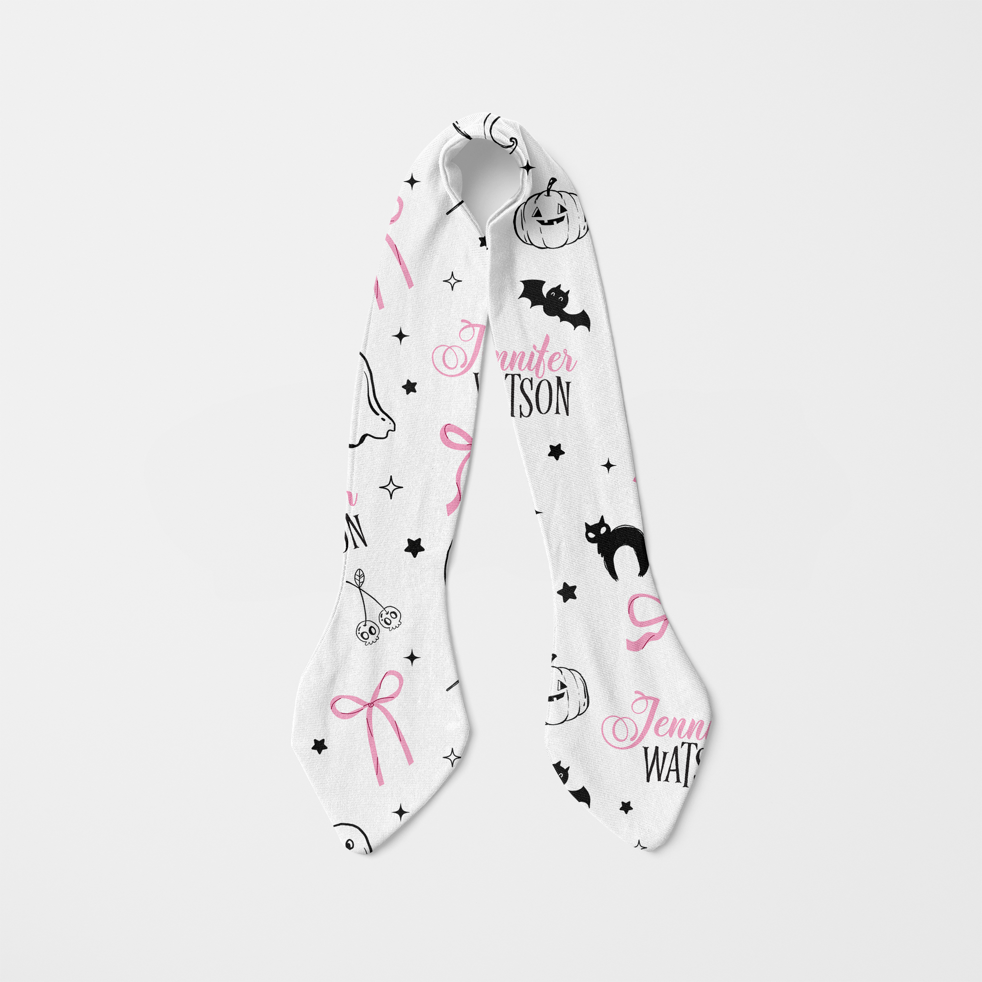 Personalized Knotted Headband in Boo Babes