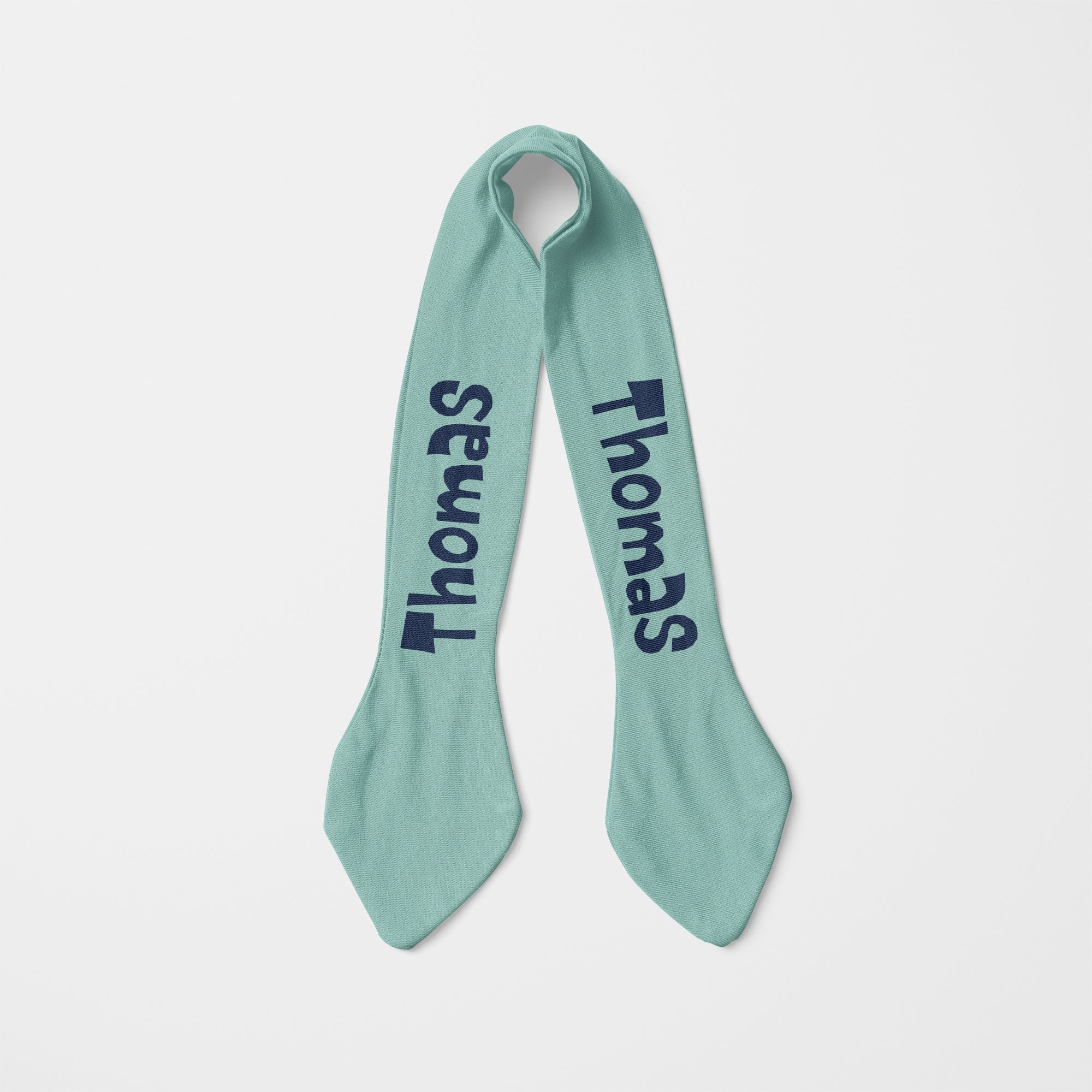Personalized Knotted Headband in Muted Mint