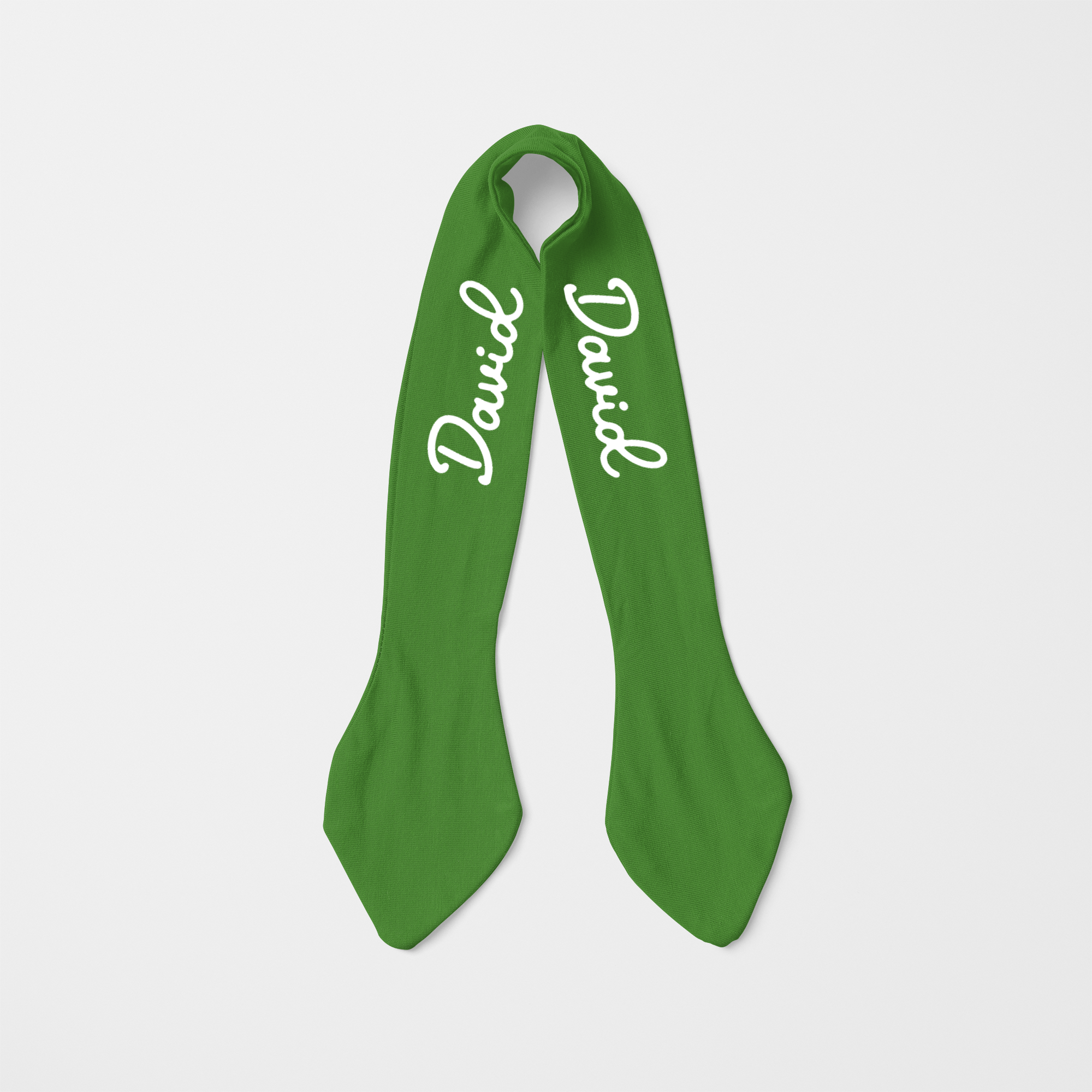 Personalized Knotted Headband in Green