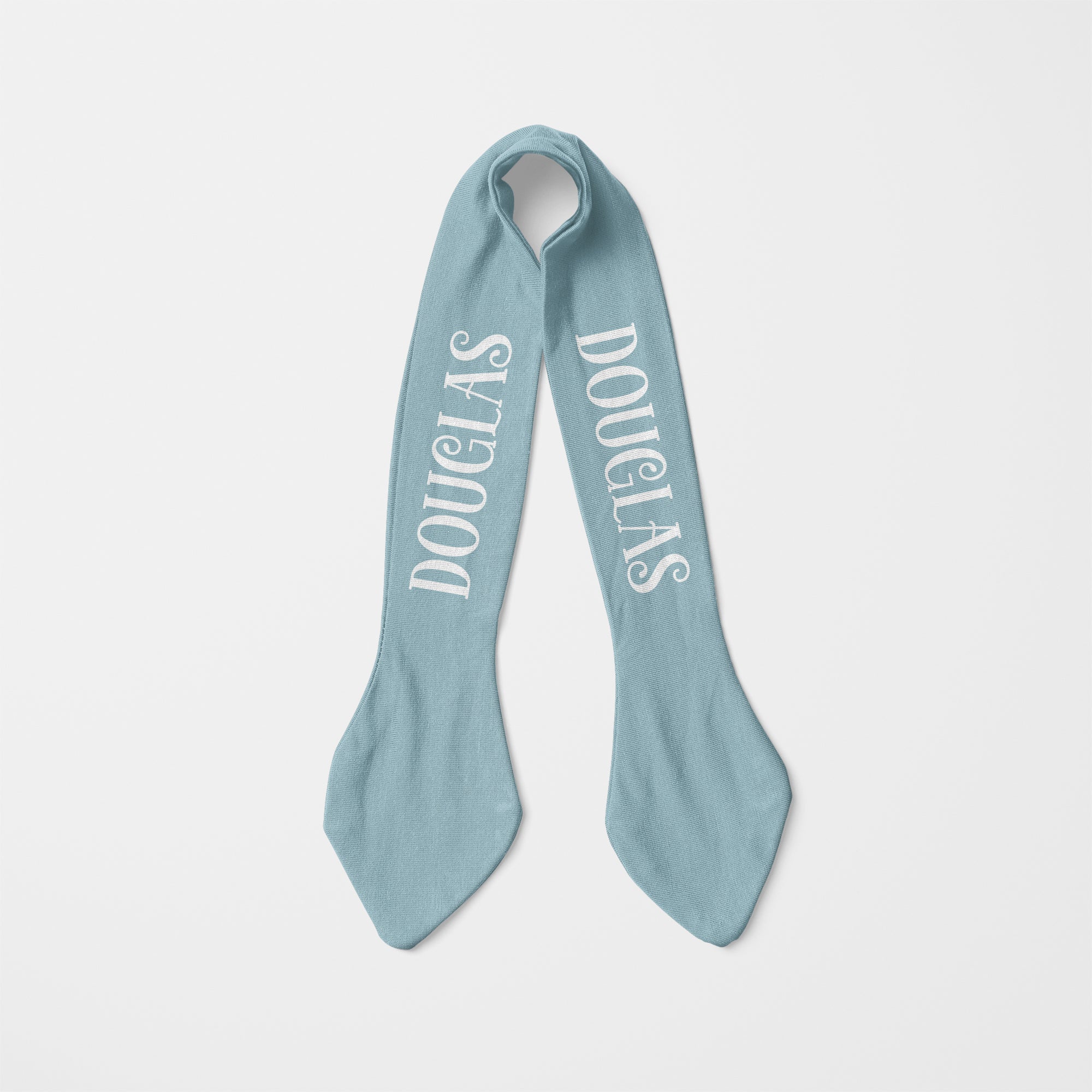 Personalized Knotted Headband in Icy Blue