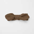 Personalized Knotted Headband in Brown