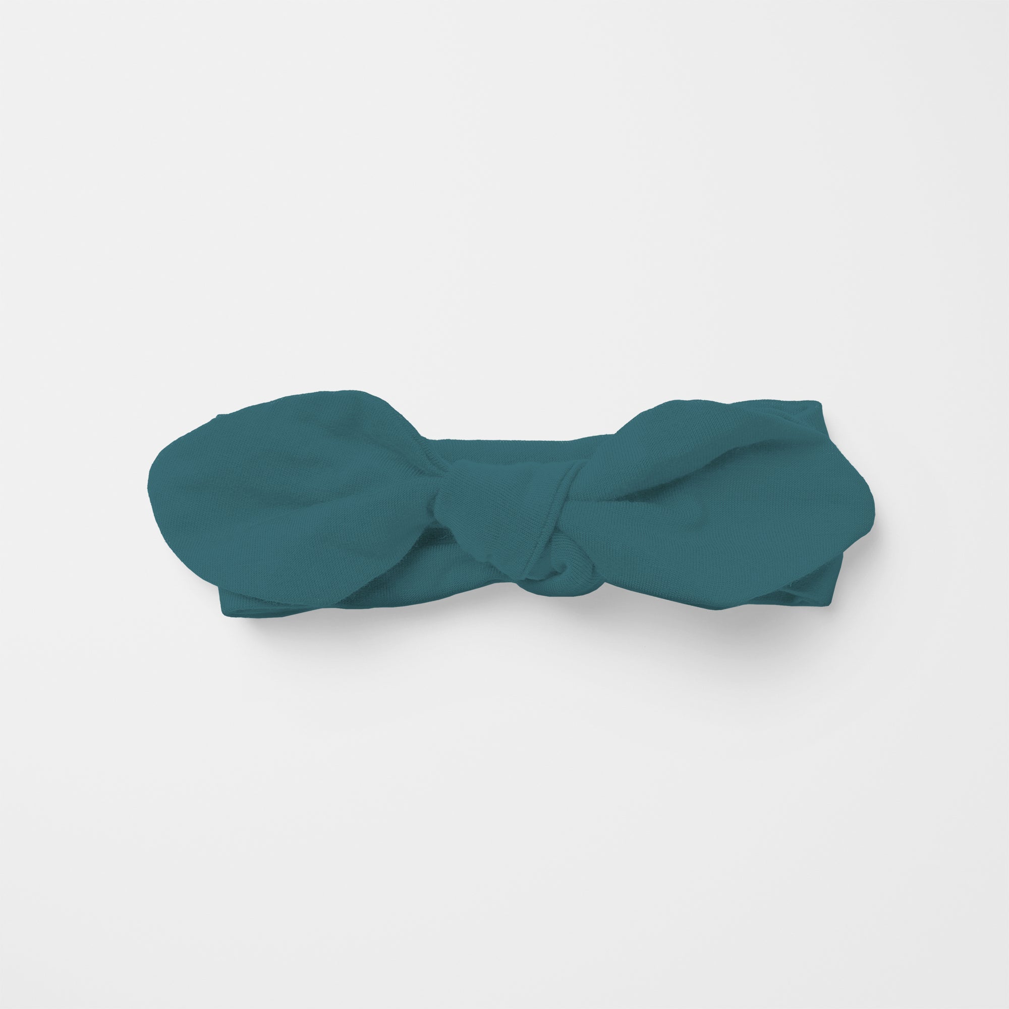 Personalized Knotted Headband in Deep Teal