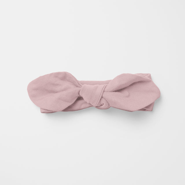 Personalized Knotted Headband in Muted Pink