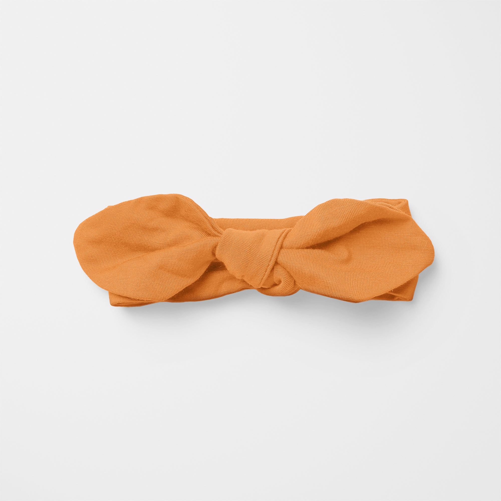 Personalized Knotted Headband in Tangerine