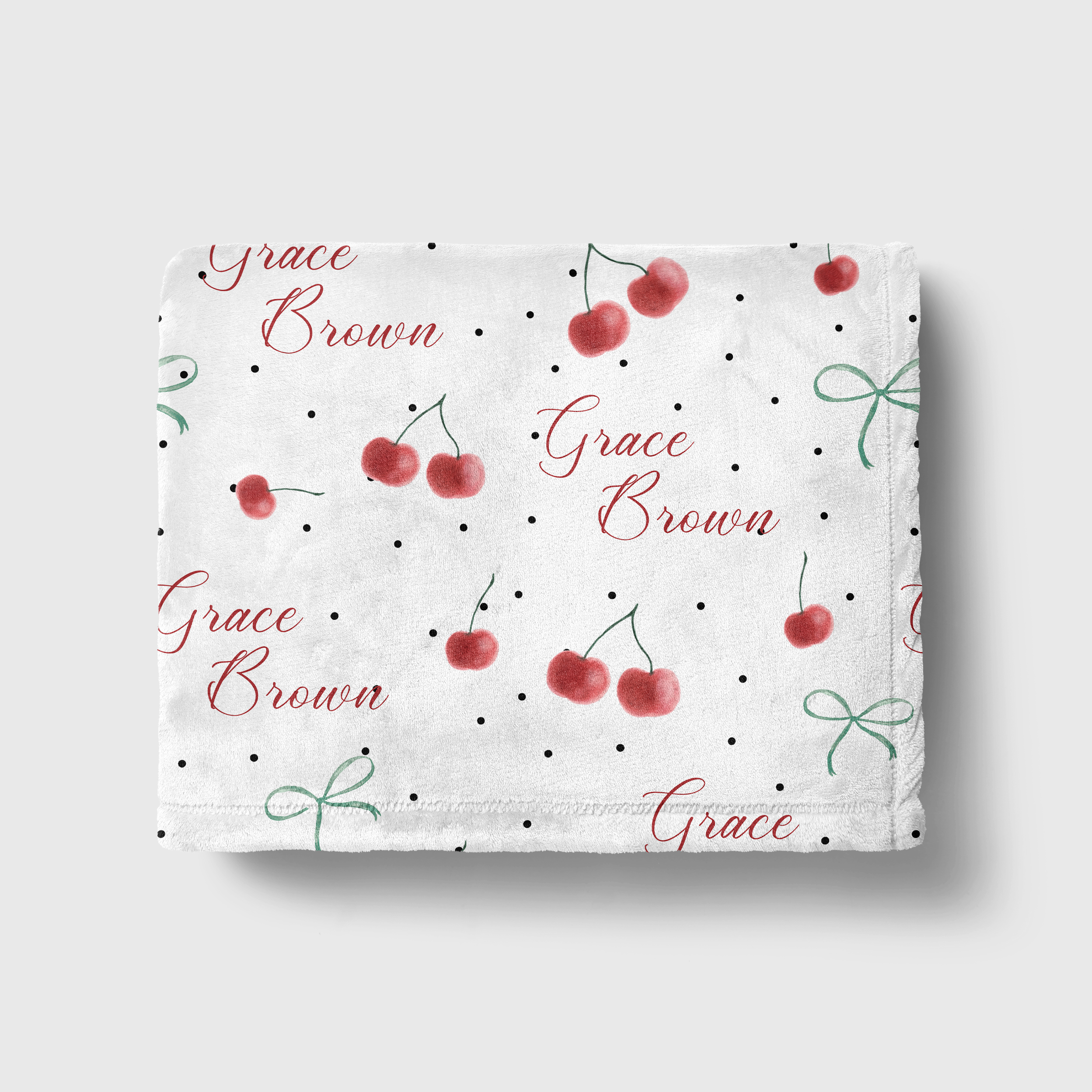 Personalized Blanket in Cherished Baby