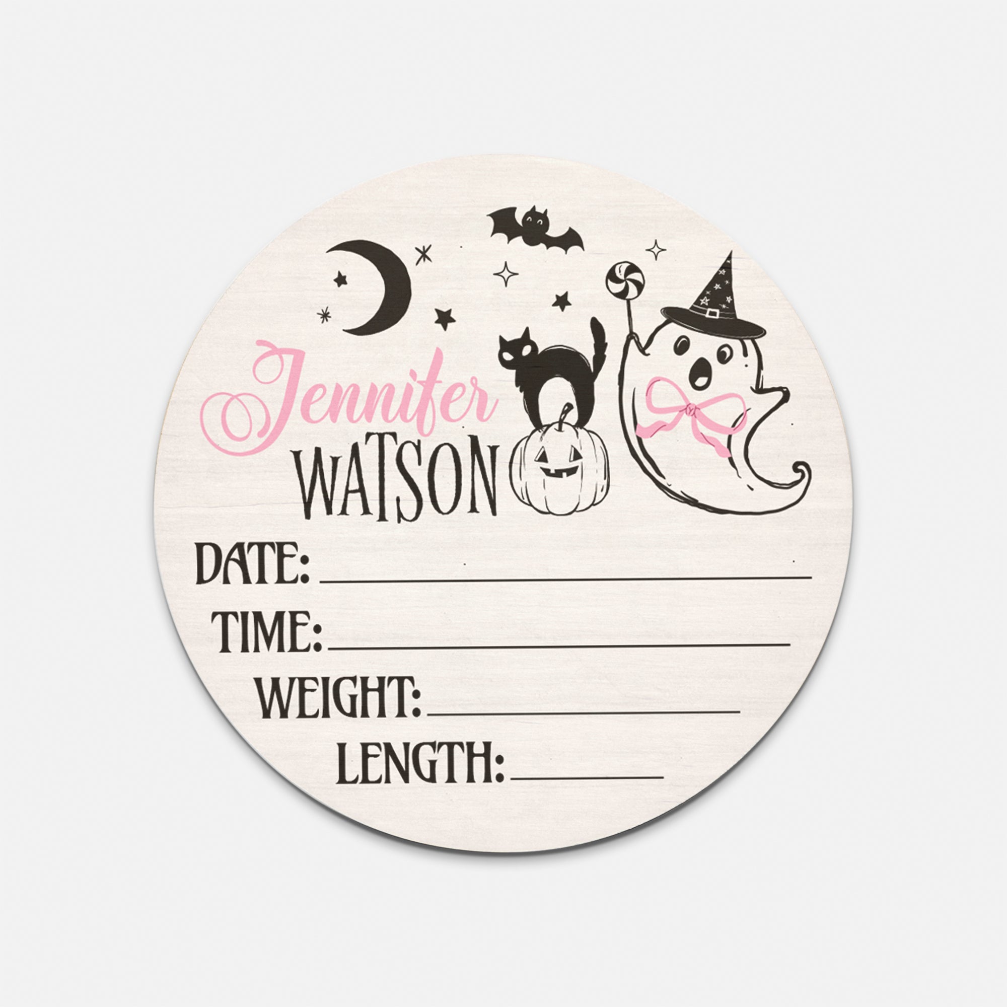 Personalized Wood Sign in Boo Babes