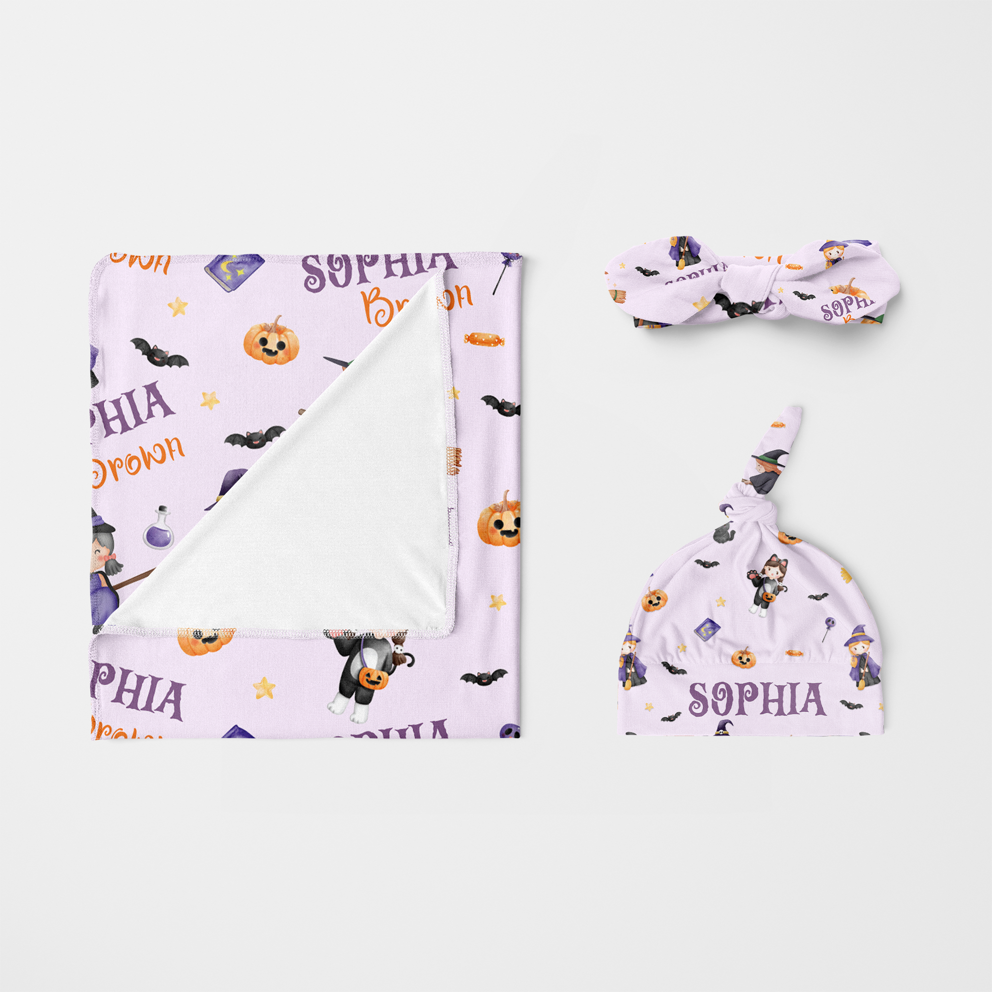 Personalized Knotted Headband in Dress-up Babe