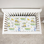 Personalized Crib Sheet in Country Club Cuties