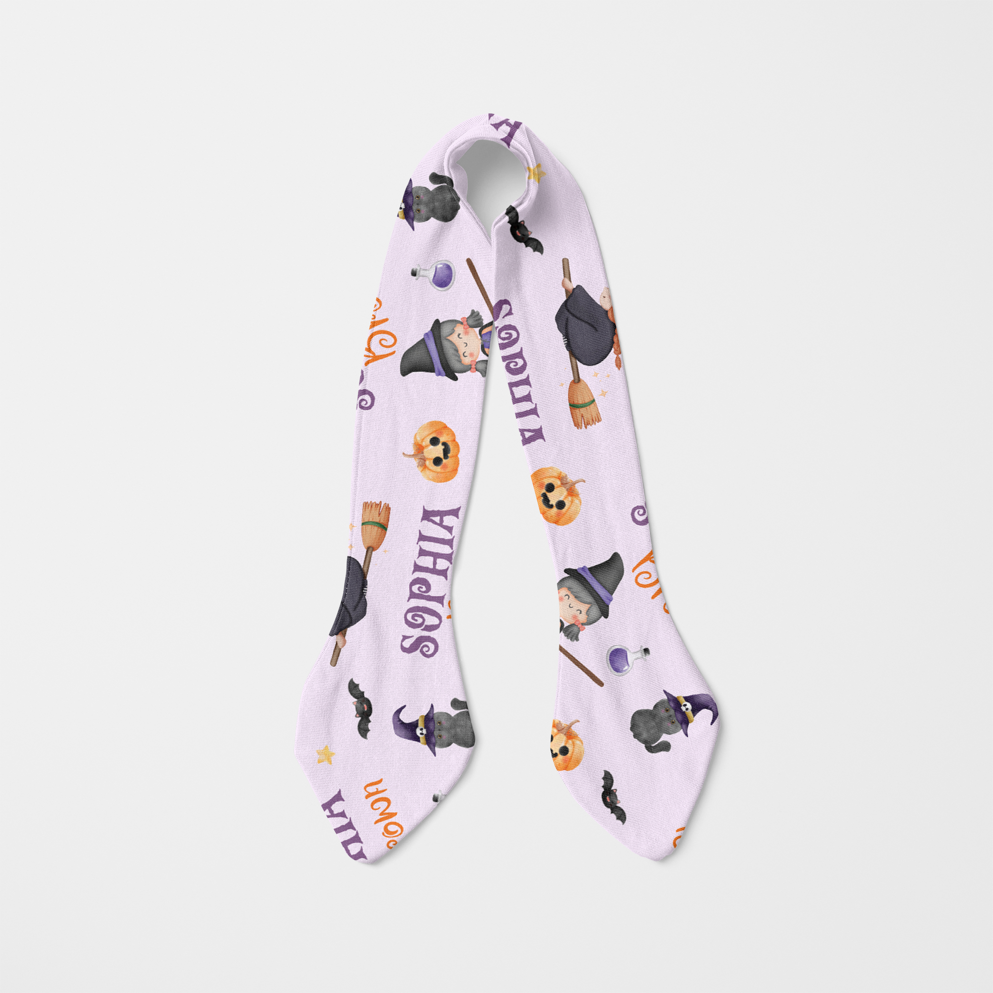 Personalized Knotted Headband in Dress-up Babe