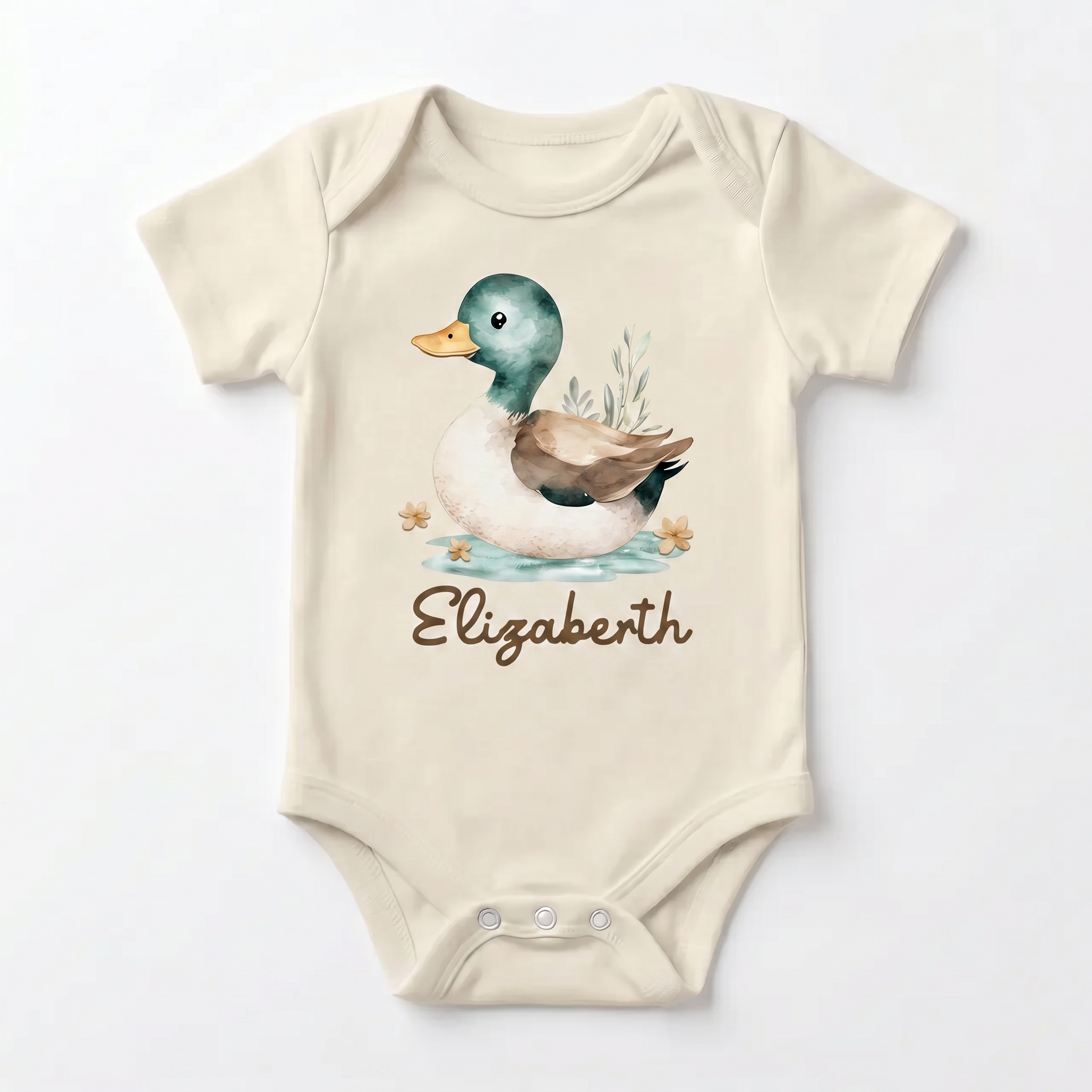 Personalized Graphic Bodysuit in Mallard