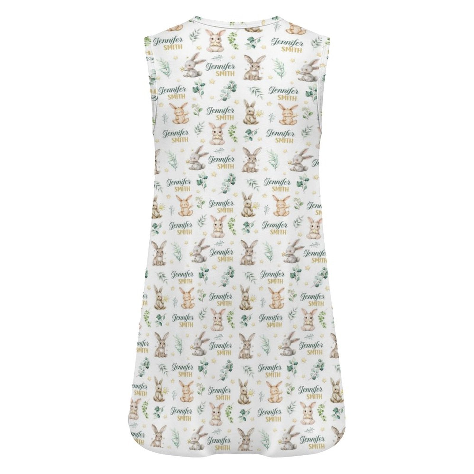 Personalized Sleep Sack in Bunny Garden