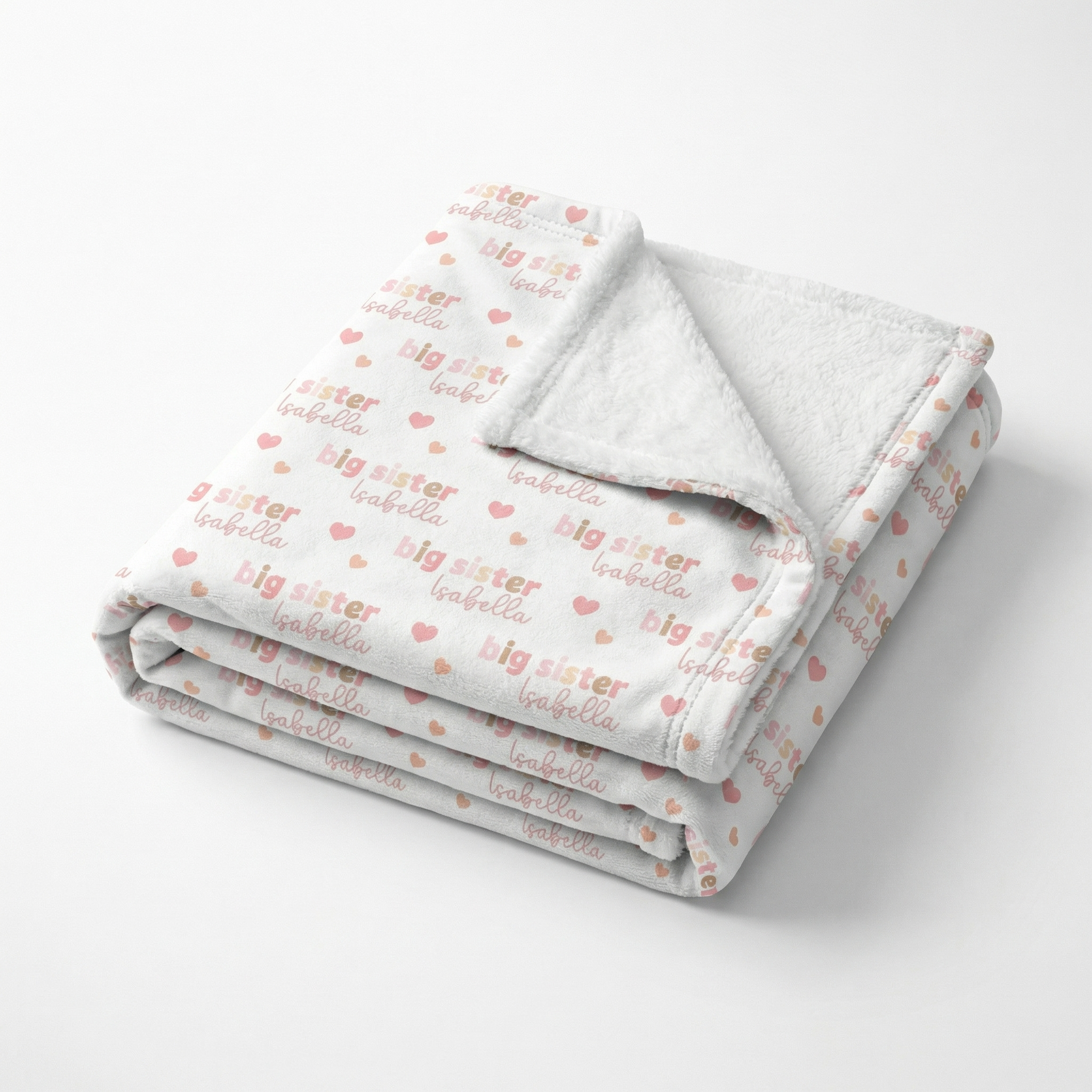 Personalized Blanket in Big Sister