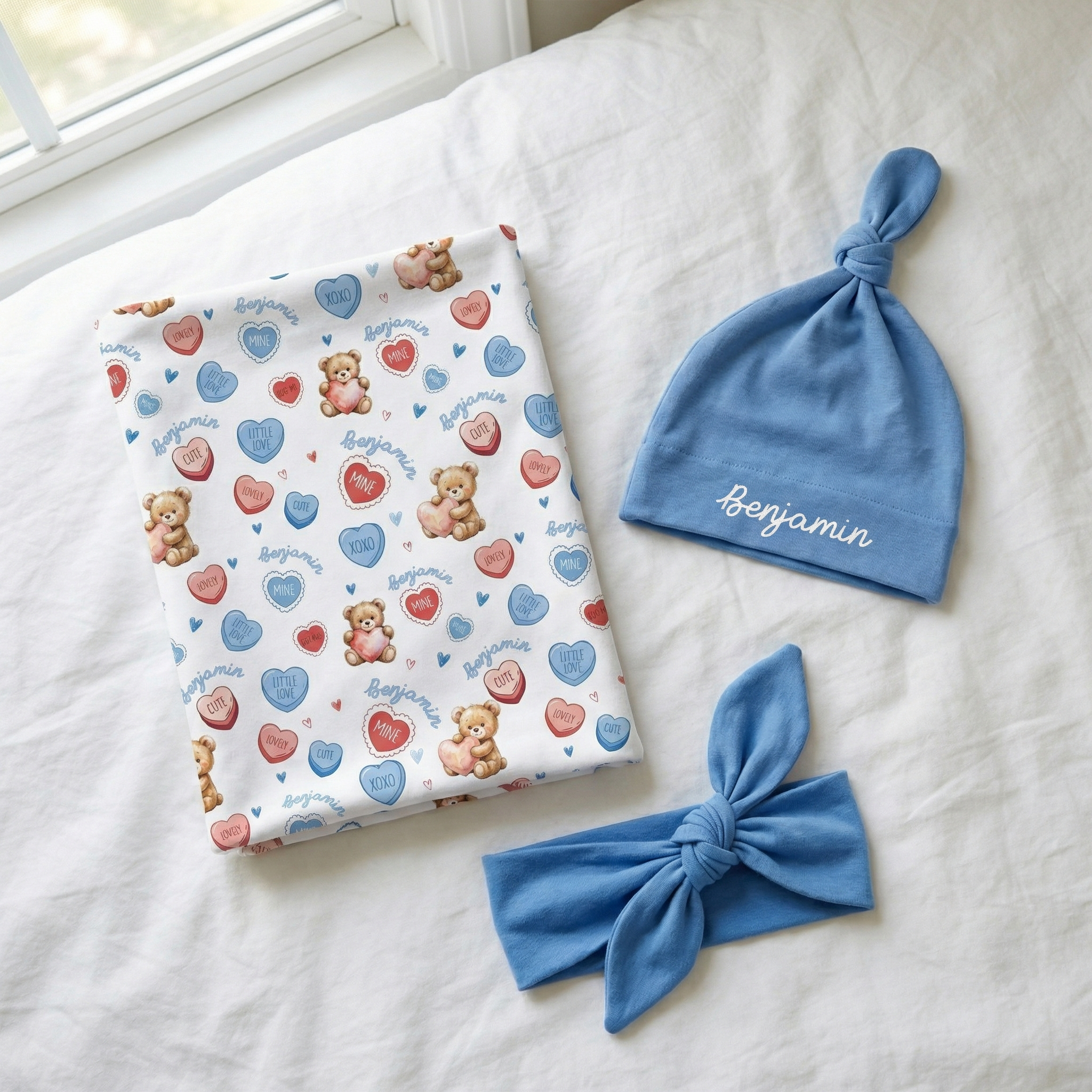 The Ultimate Baby Gift Set in Blue Sweet Heart