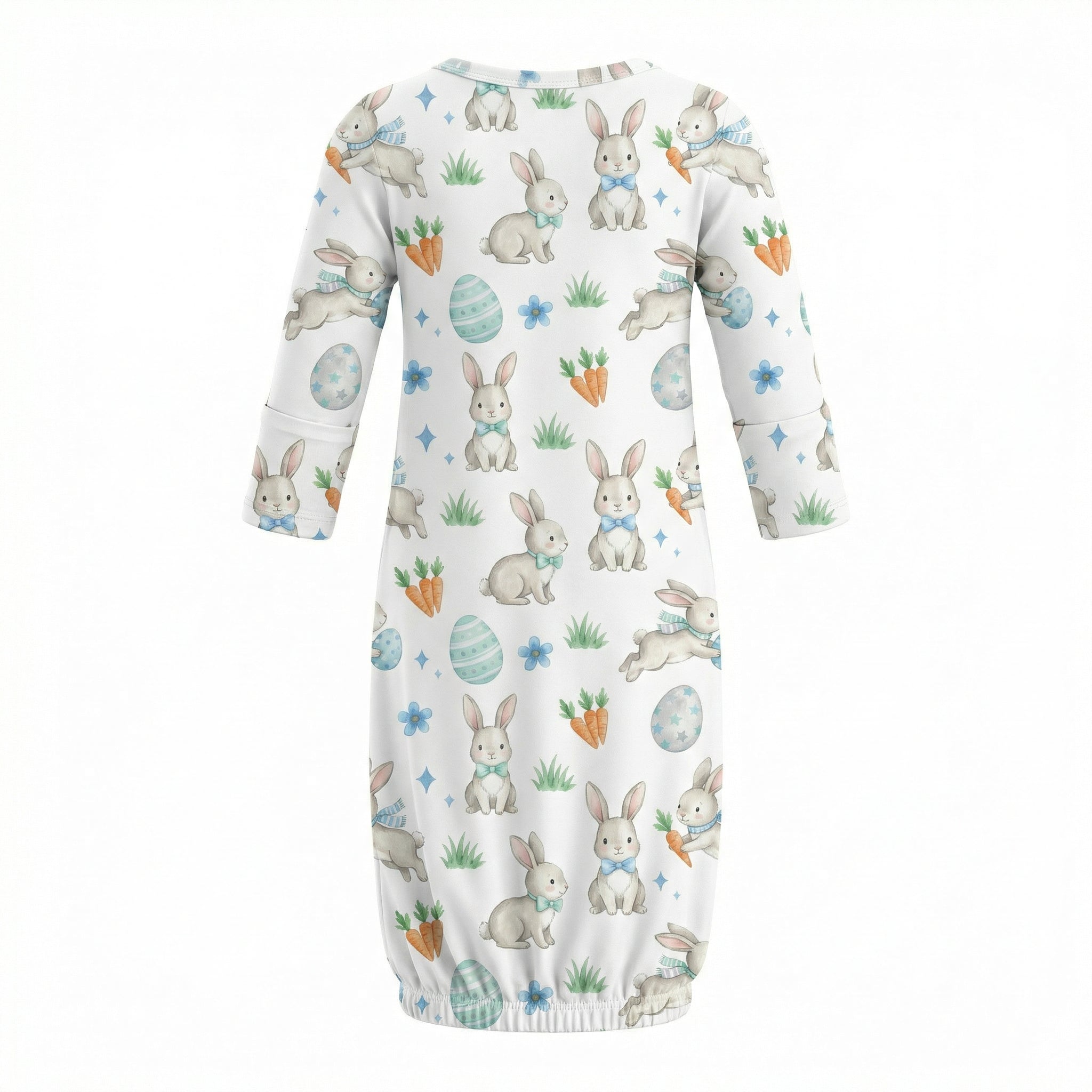 Sleep Gown in Blue Easter Eggs