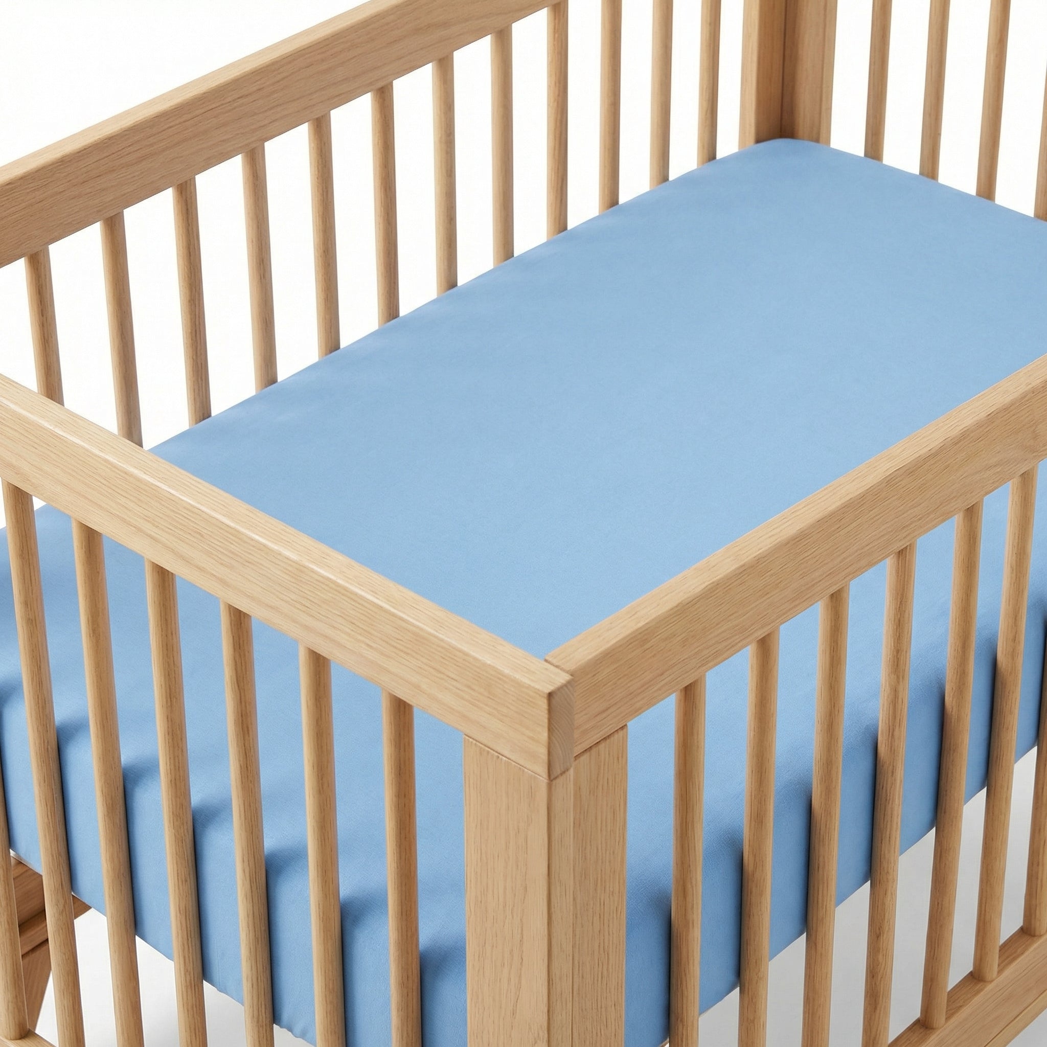Crib Sheet in Sky Blue