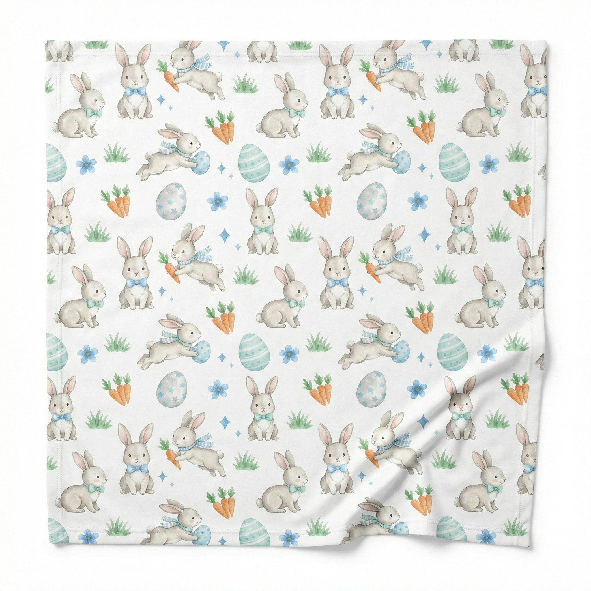 Swaddle in Blue Easter Eggs
