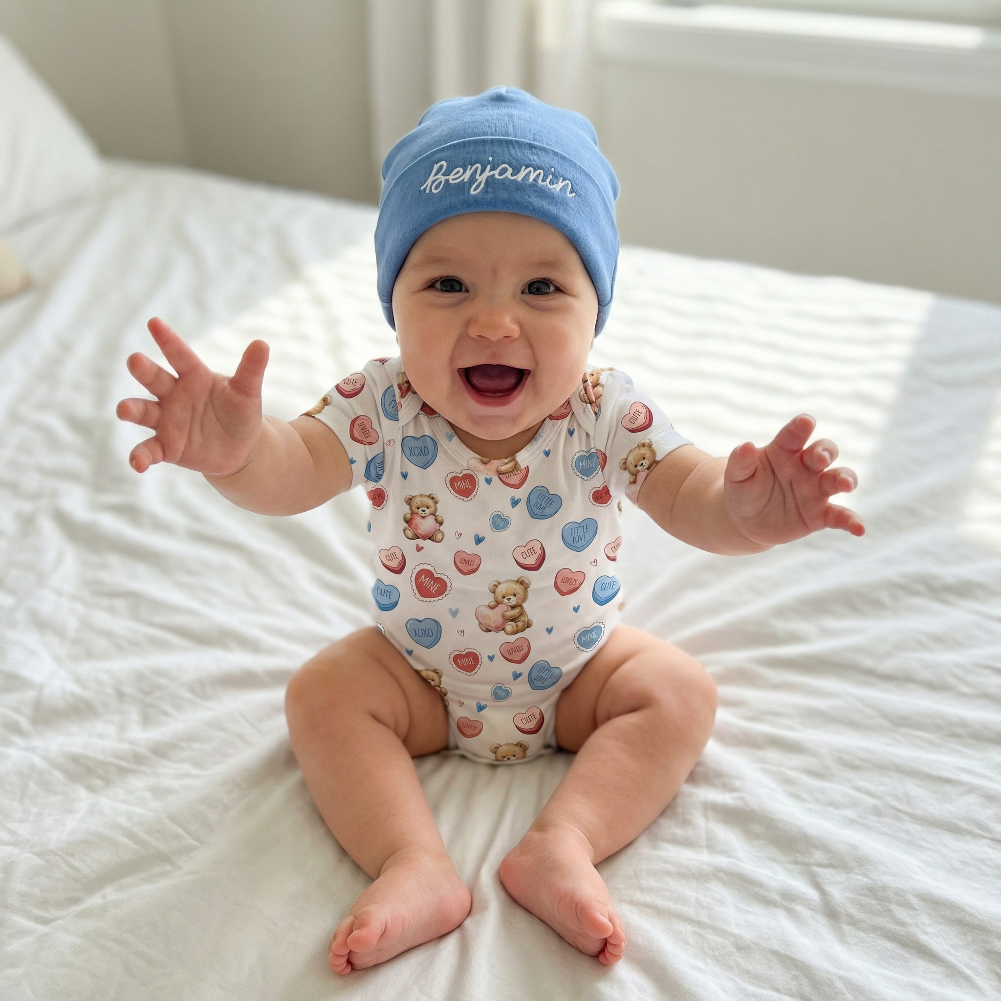 Bodysuit in Blue Sweet Heart