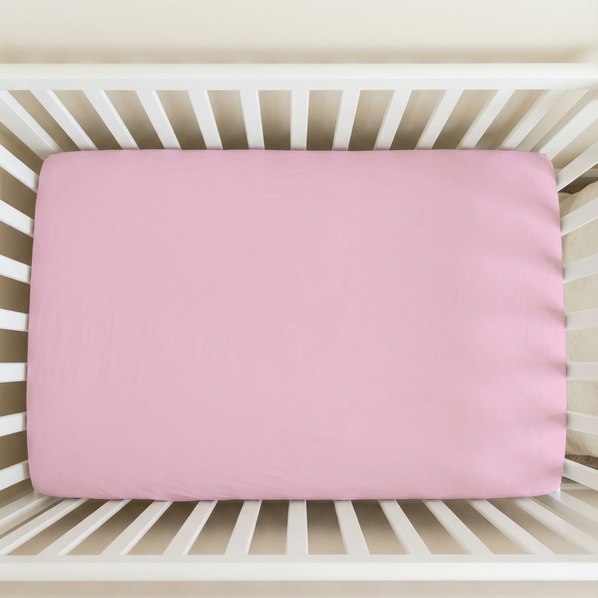 Crib Sheet in Blush