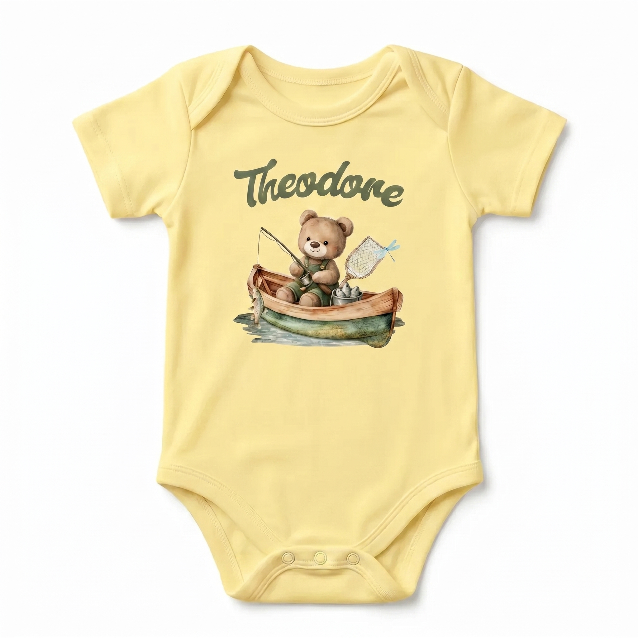 Personalized Graphic Bodysuit in Fishing Buddy