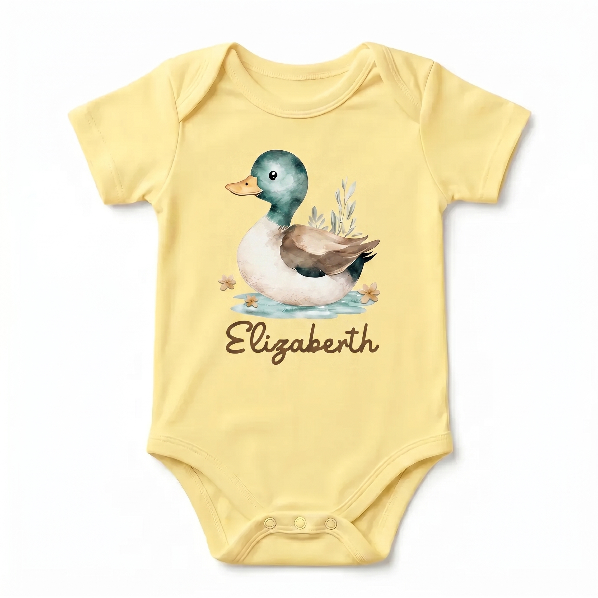 Personalized Graphic Bodysuit in Mallard
