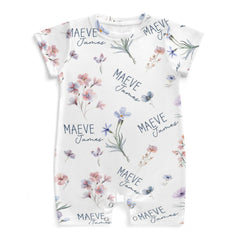 Personalized Snap Romper