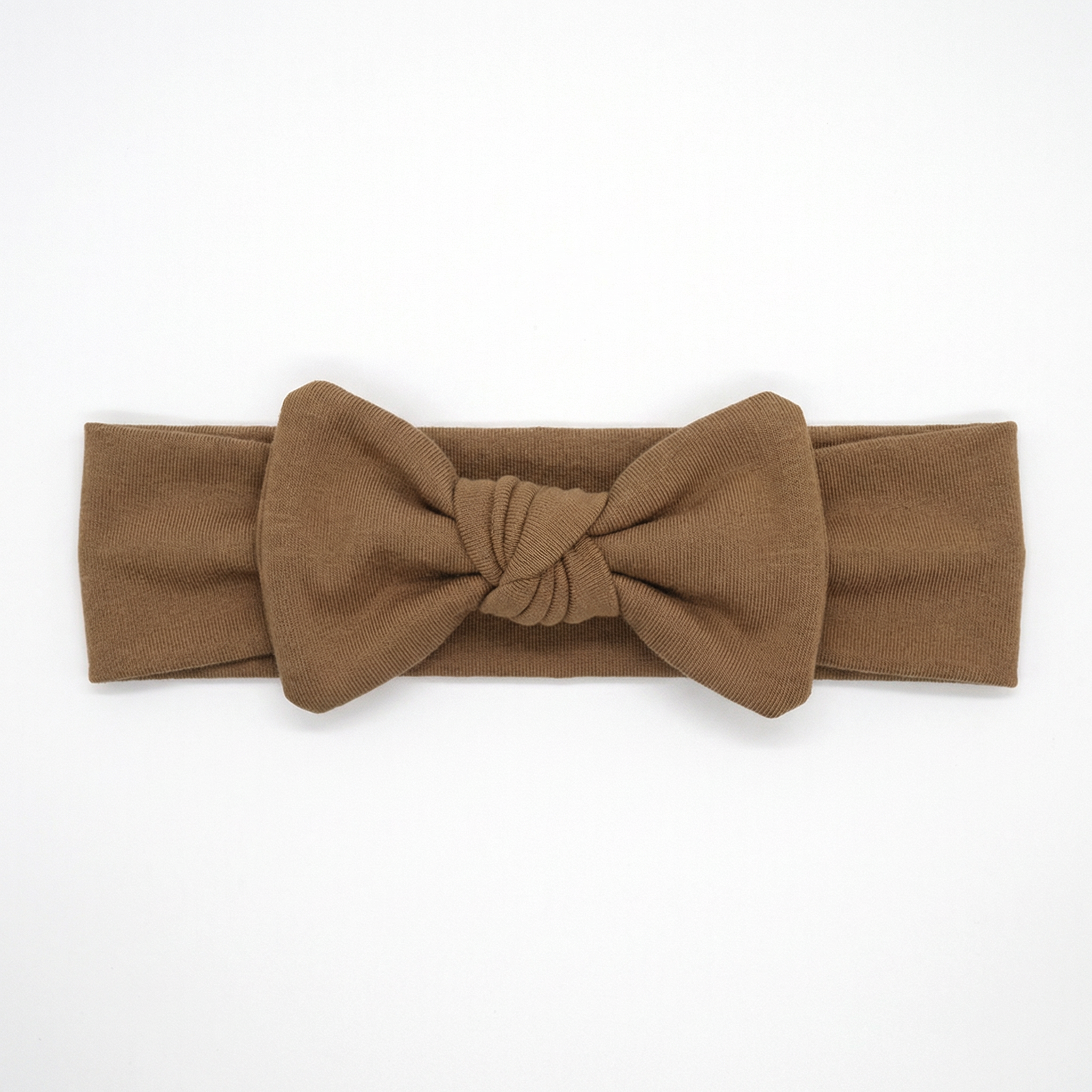 Personalized Bow Headband in Clay