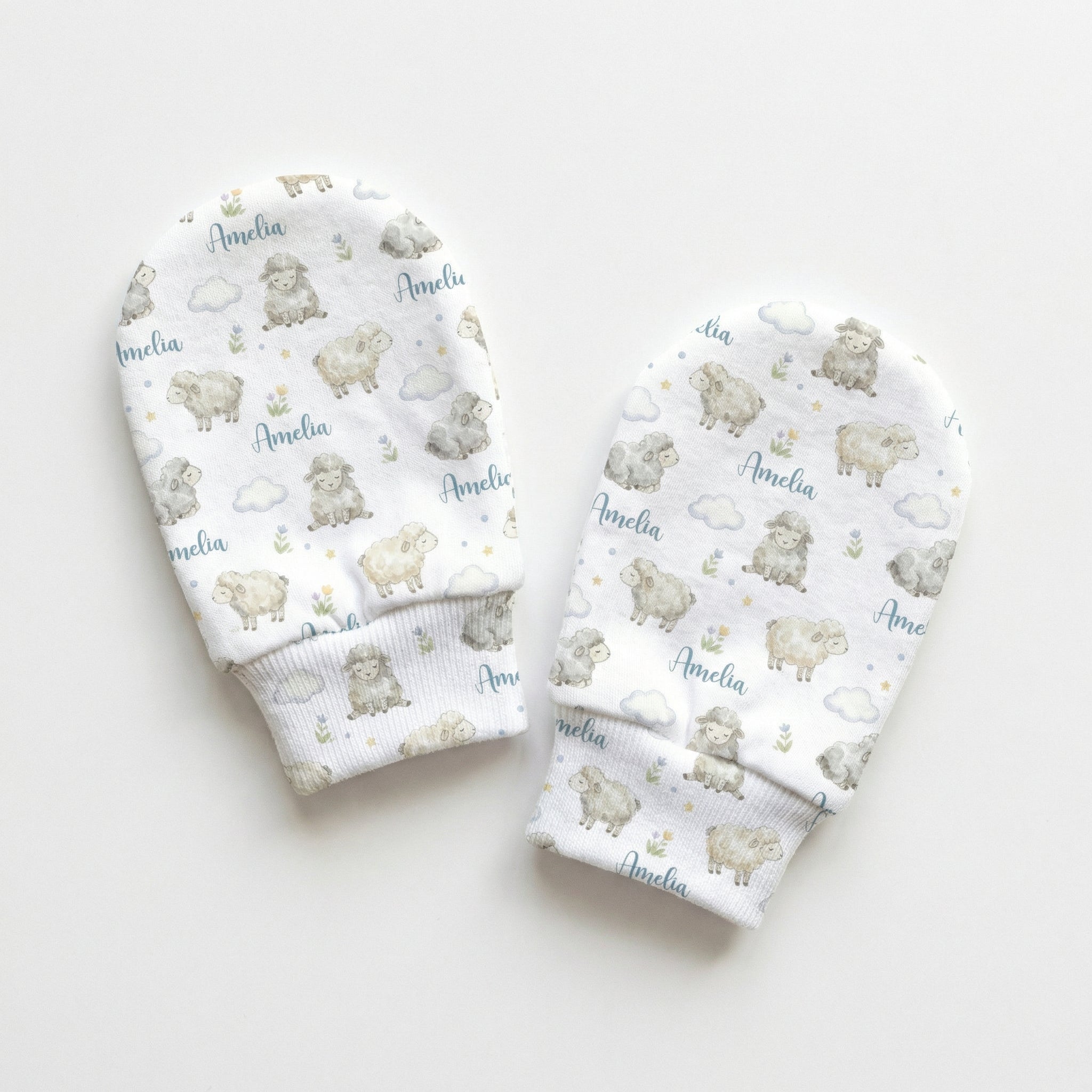 Personalized Mittens in Lamb