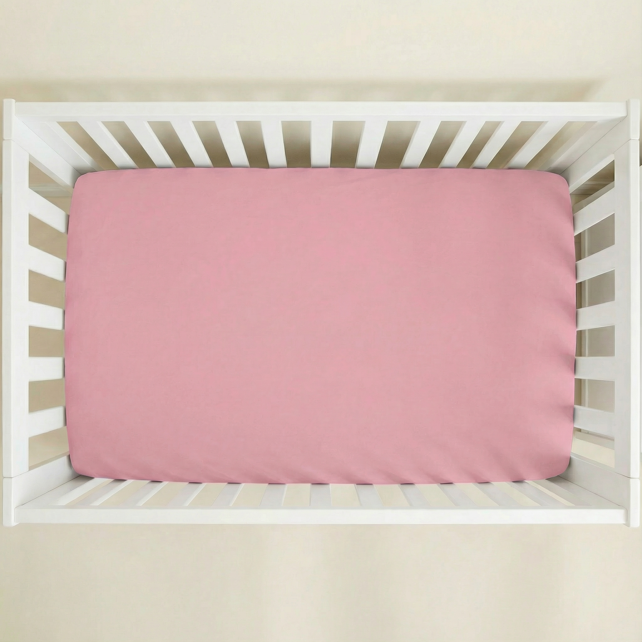 Crib Sheet in Dusty Rose