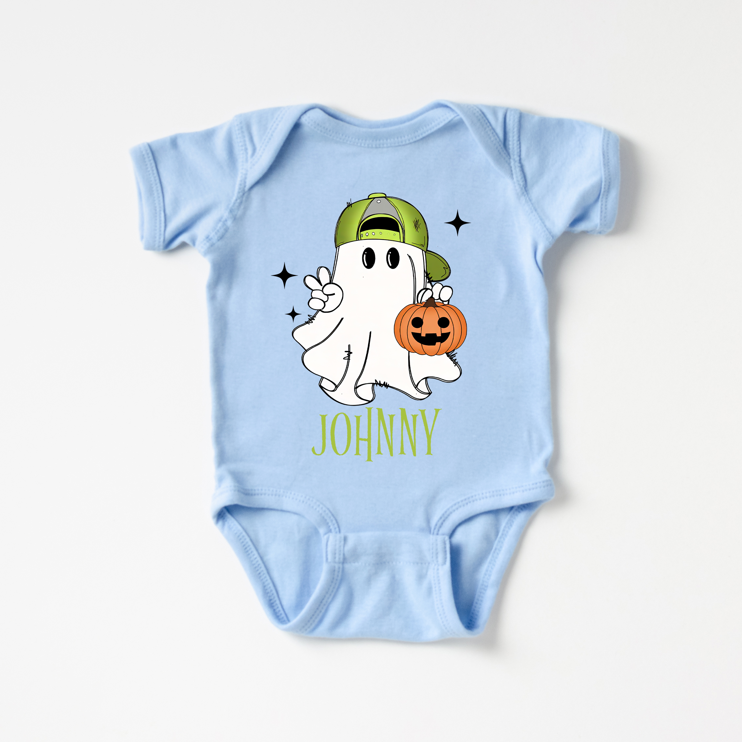 Personalized Graphic Bodysuit in Boo Babes