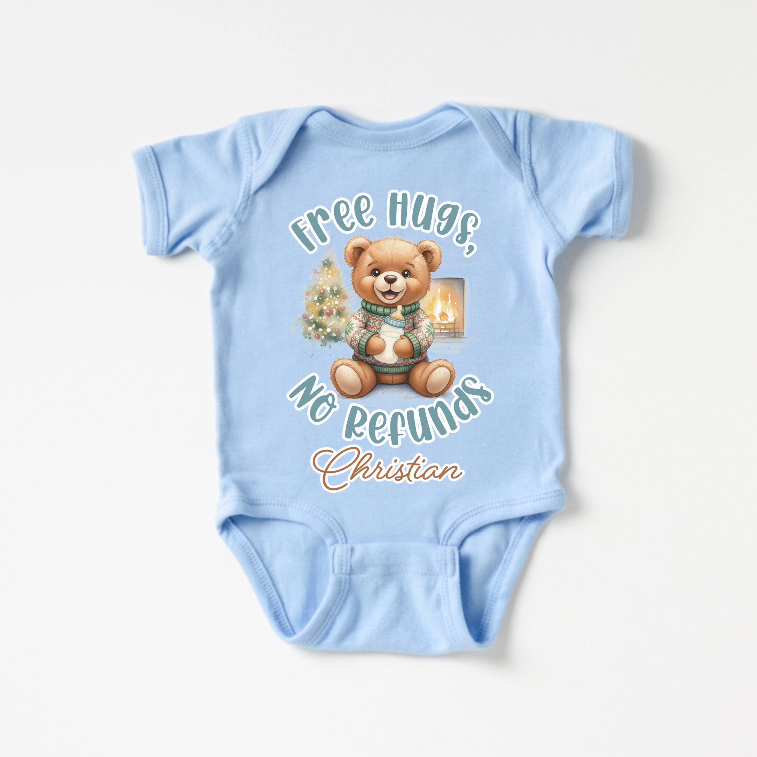 Personalized Graphic Bodysuit in Cozy Bear