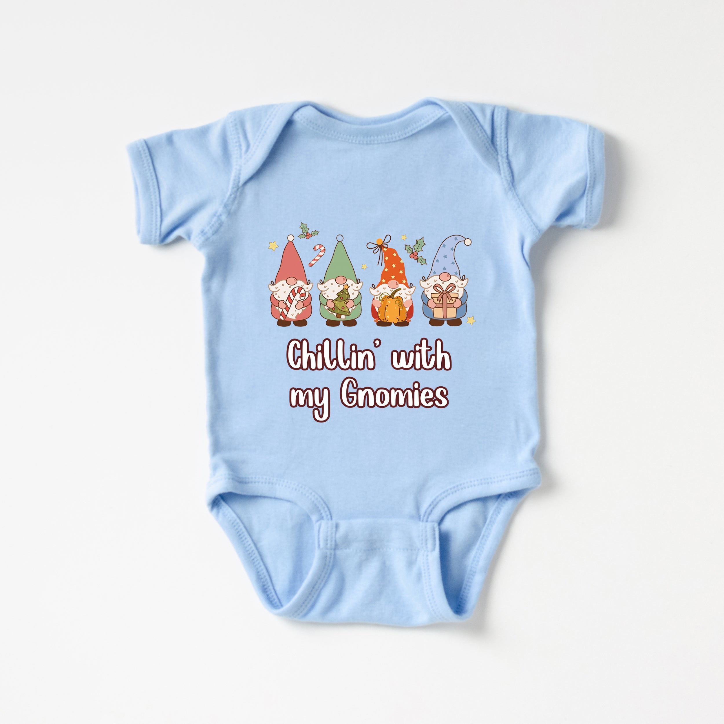 Graphic Bodysuit in Chillin' with my Gnomies