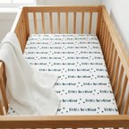 Personalized Crib Sheet in Little Brother