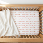 Personalized Crib Sheet in Little Sister